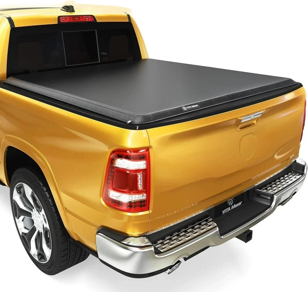 Soft Roll Up Truck Bed Tonneau Cover Compatible with 2003-2025 Dodge Ram 2500...