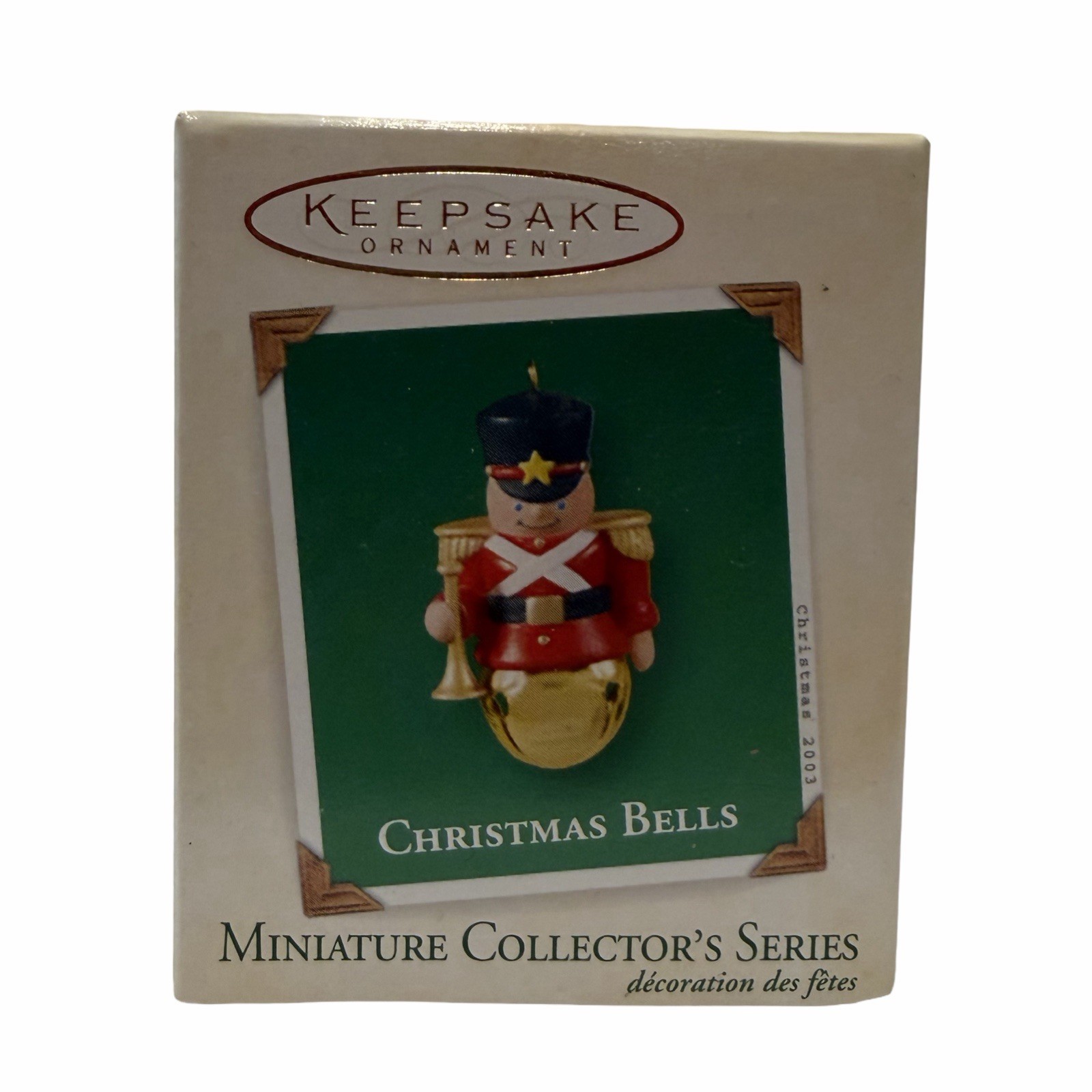 2003 Hallmark Christmas Bells Miniature Keepsake Ornament - Toy Soldier - #9