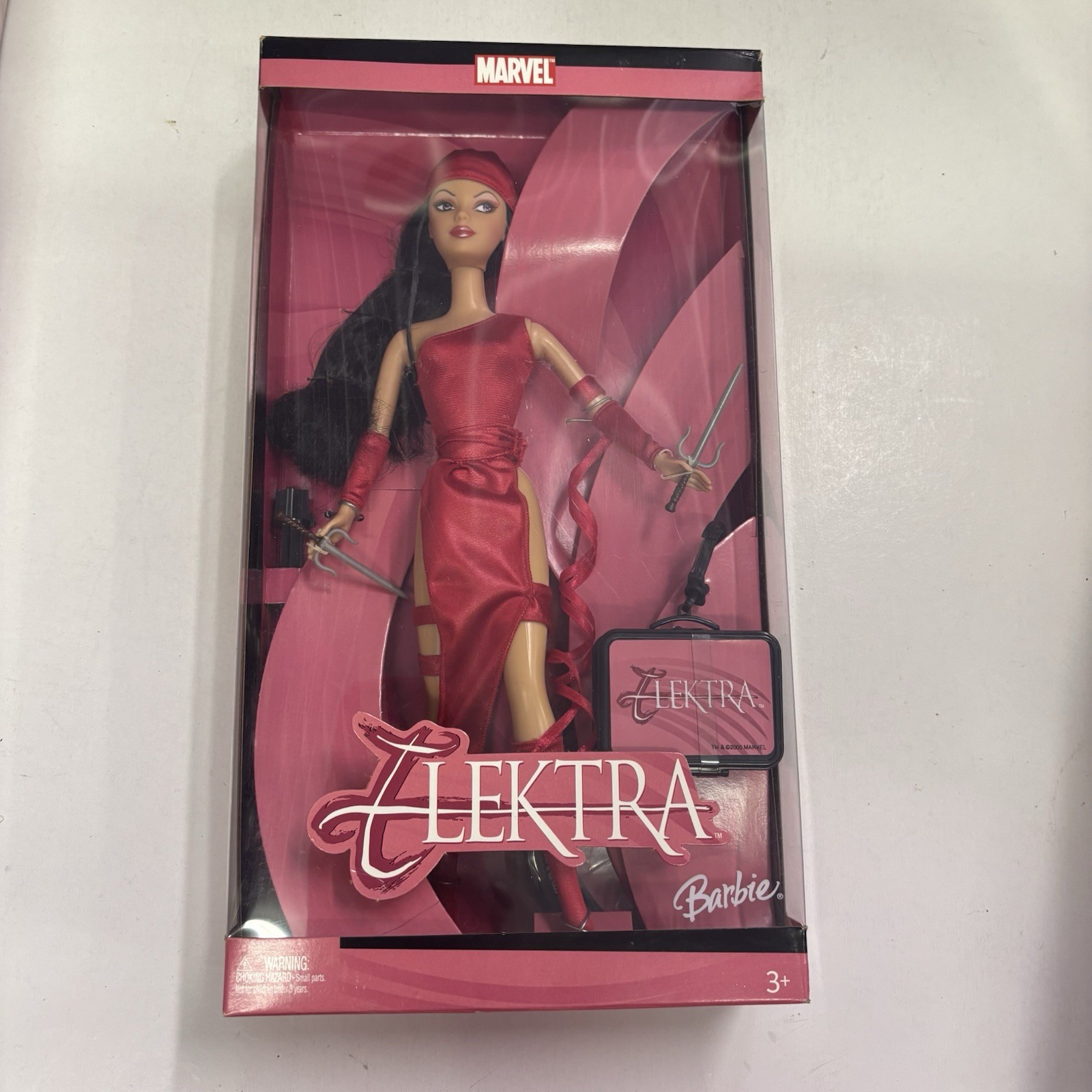 2005 Mattel Elektra Barbie Doll Marvel Comics Brand New / Sealed Model H1699 2005 Mattel Elektra Barbie Doll Marvel Comics Brand New / Sealed Model H1699
