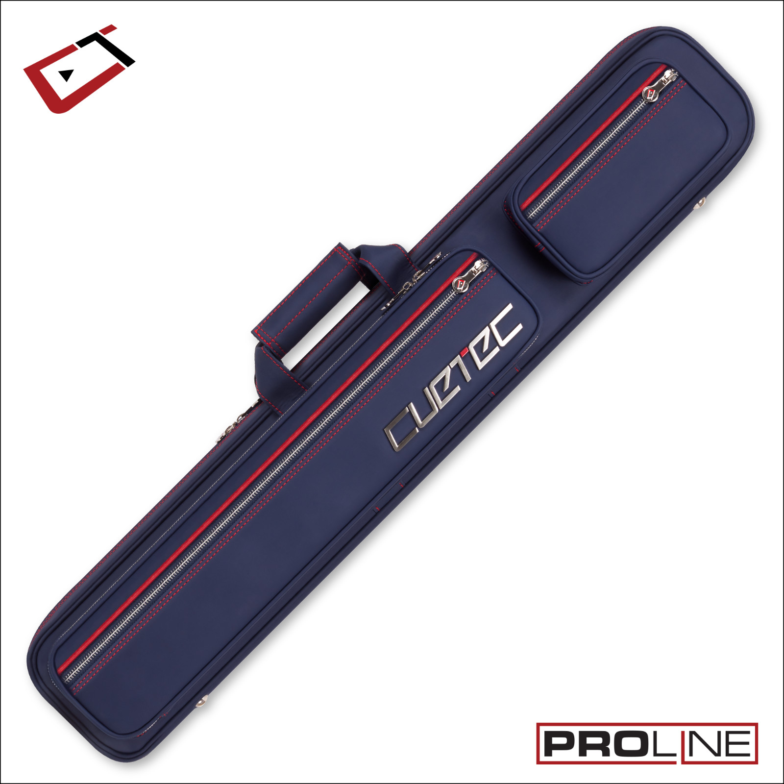 Cuetec Pro Line 4X8 Soft Pool Cue Case - Navy, Gray or Black