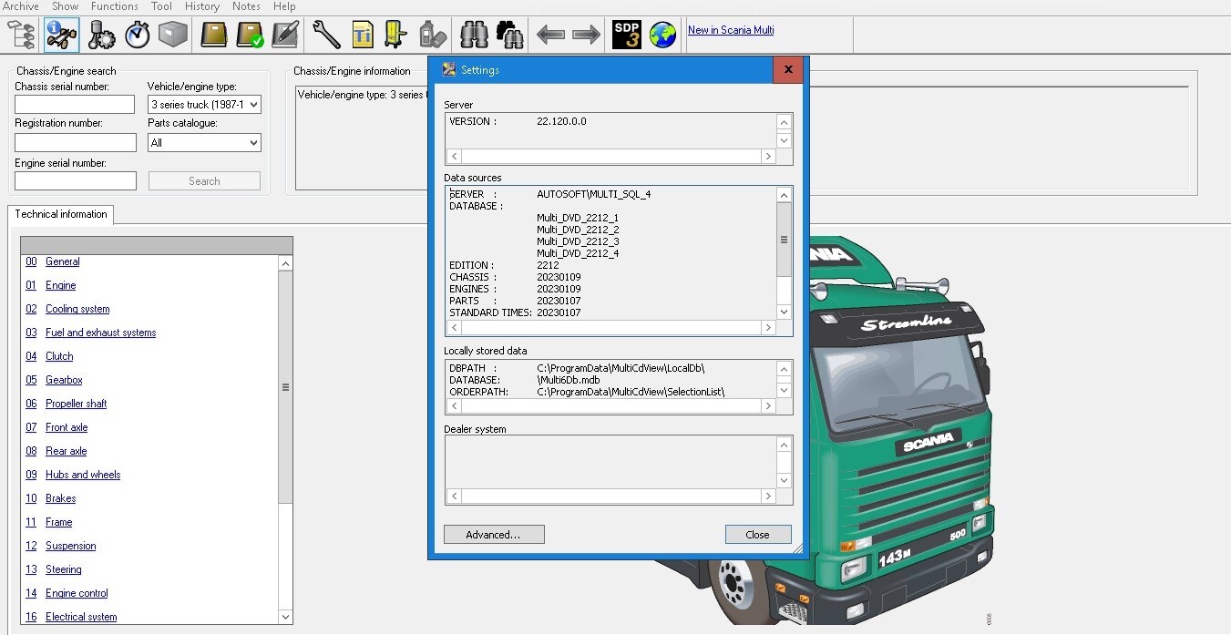 Scania Multi 2025 online - 12 Months Scania Multi 2025 online - 12 Months