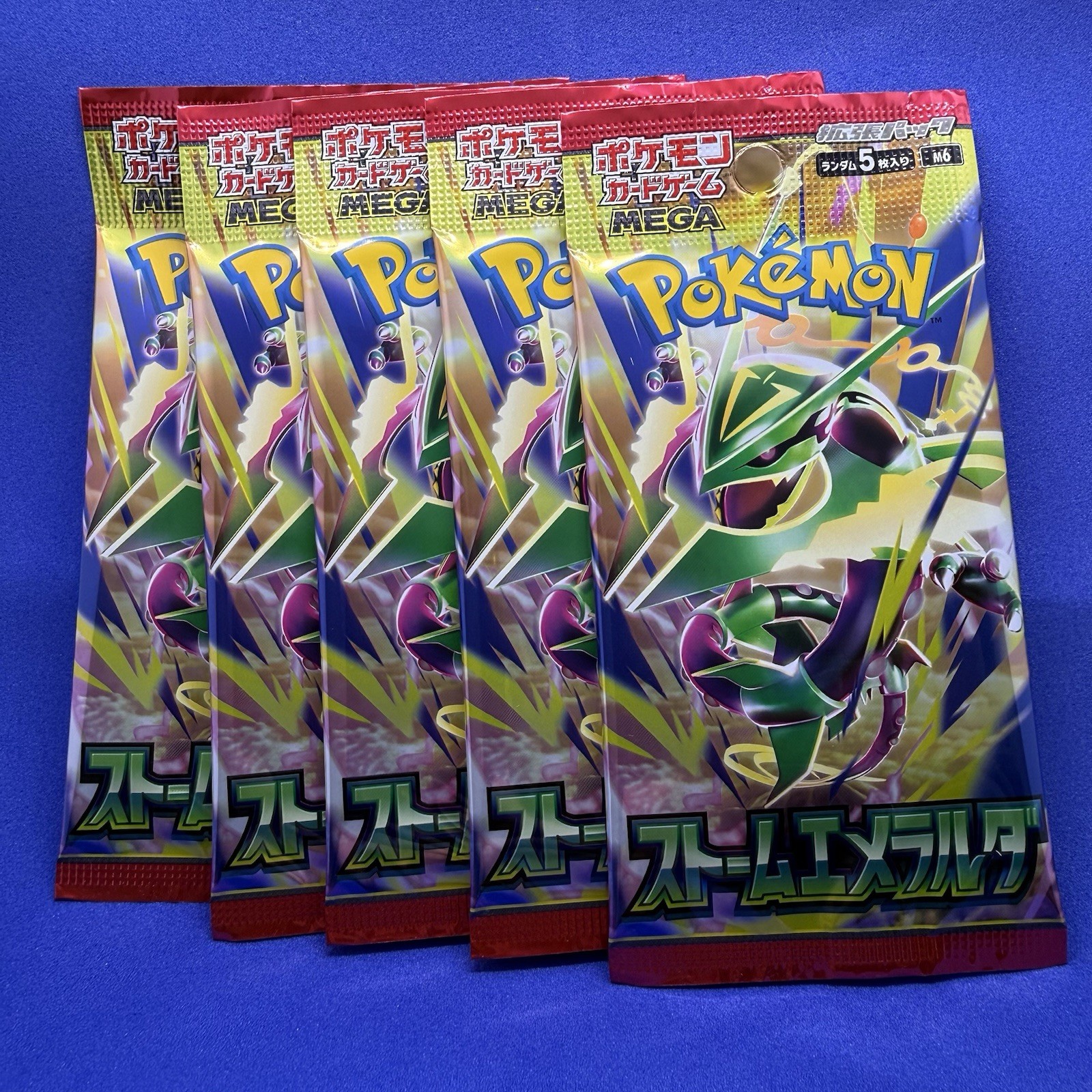 Pokemon TCG Storm Emeralda M6 Japanese Booster 5 Packs