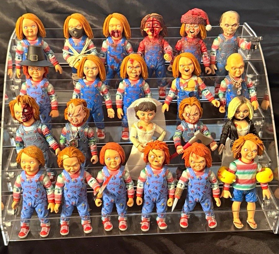 Child\'s Play Chucky Action Figure Set Lot, Multicolor Mini Figures Child\'s Play Chucky Action Figure Set Lot, Multicolor Mini Figures