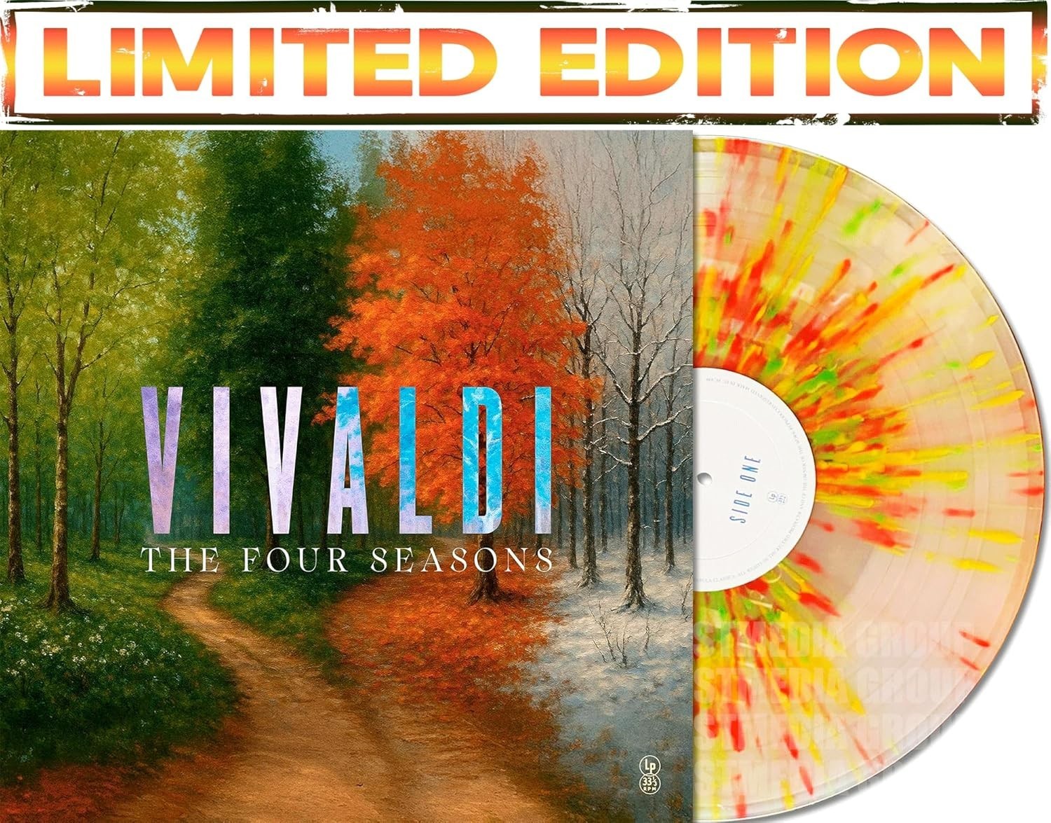 Vivaldi: The Four Seasons – Limited Splatter Edition Vinyl [LP]\
