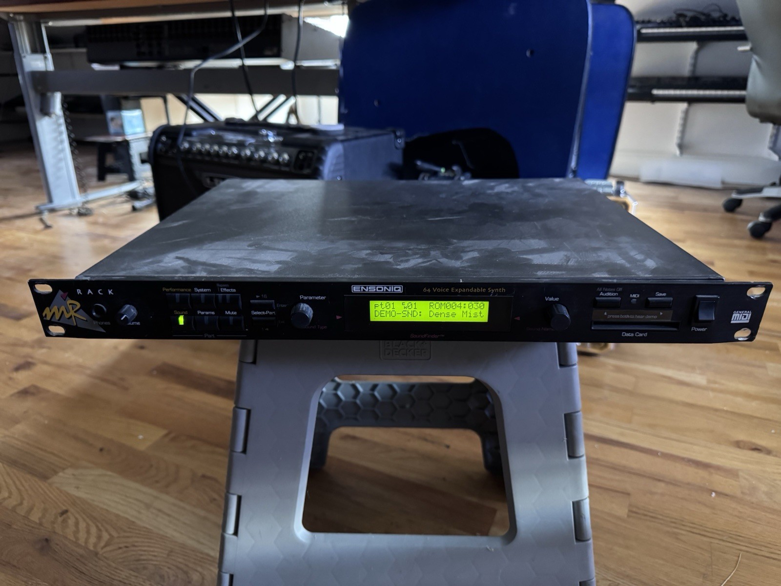 Ensoniq Mr Rack Mr-Rack Sound Module Synthesizer Tested & Working RARE Ensoniq Mr Rack Mr-Rack Sound Module Synthesizer Tested & Working RARE