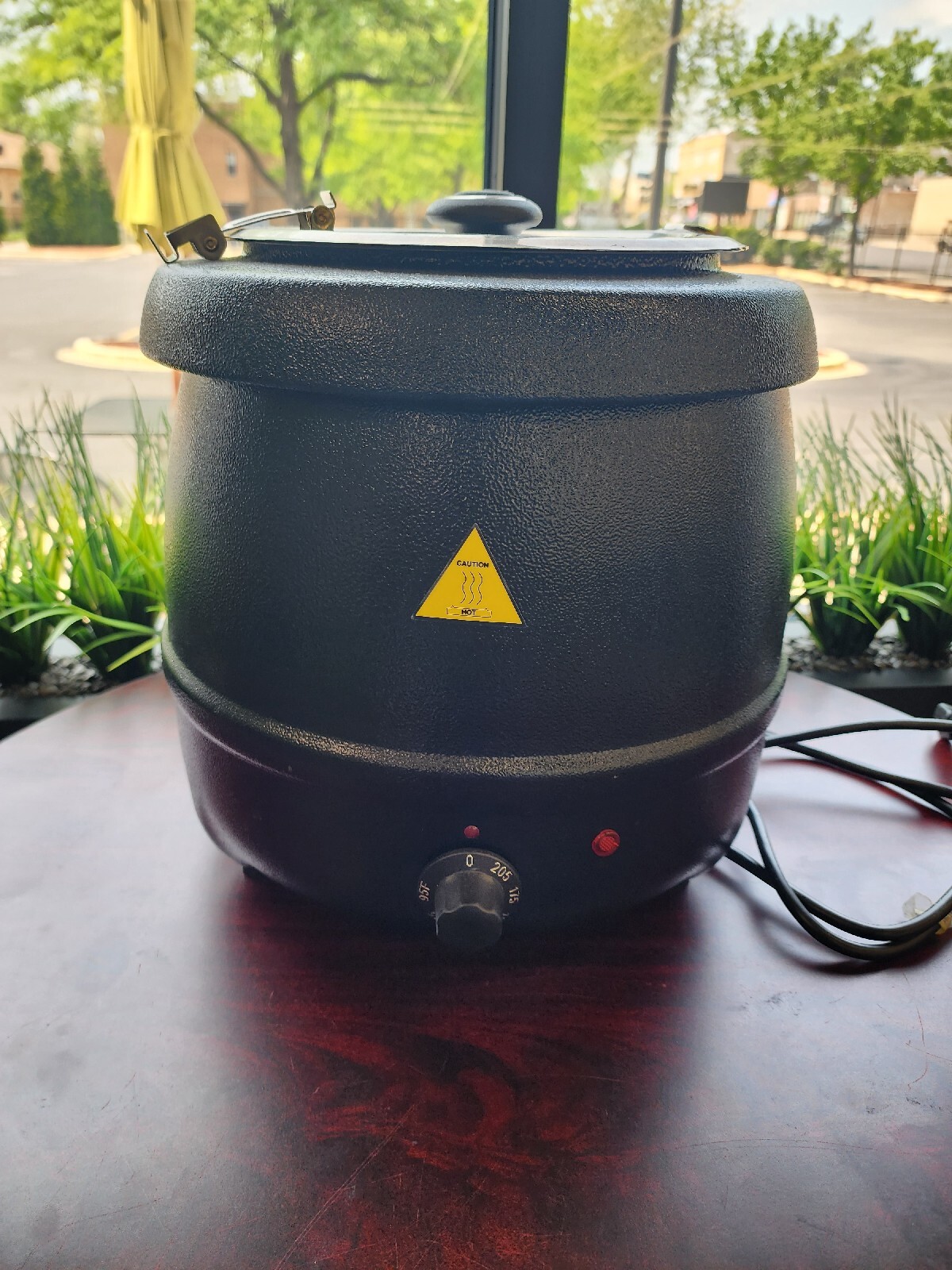 Commercial Tomlinson Industries Glenray 10.5qt Soup Warming Kettle SS & Black