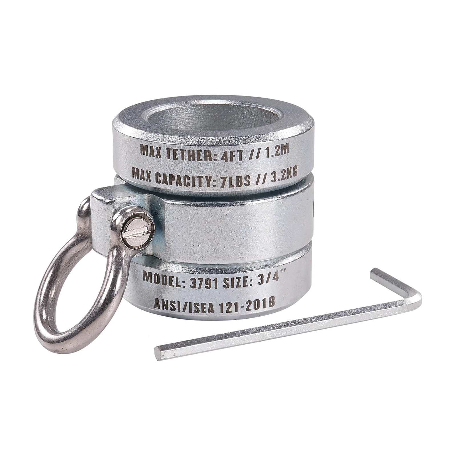 Ergodyne Squids 3791 Sleever Bar Lock Collar with Tethering Attachment Point