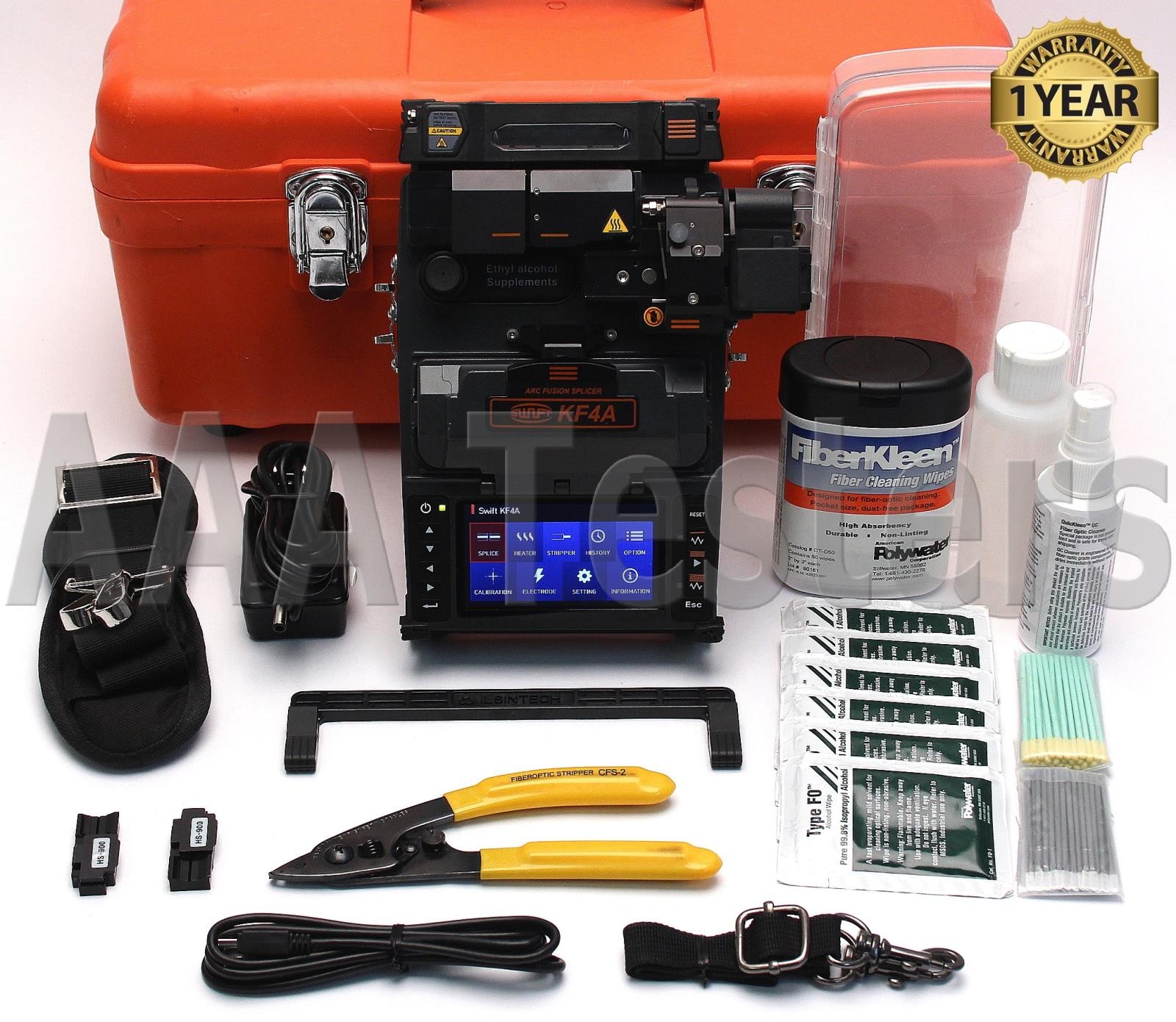 ILSINTECH Swift KF4A SM MM Clad Alignment Fiber Fusion Splicer Attached Cleaver