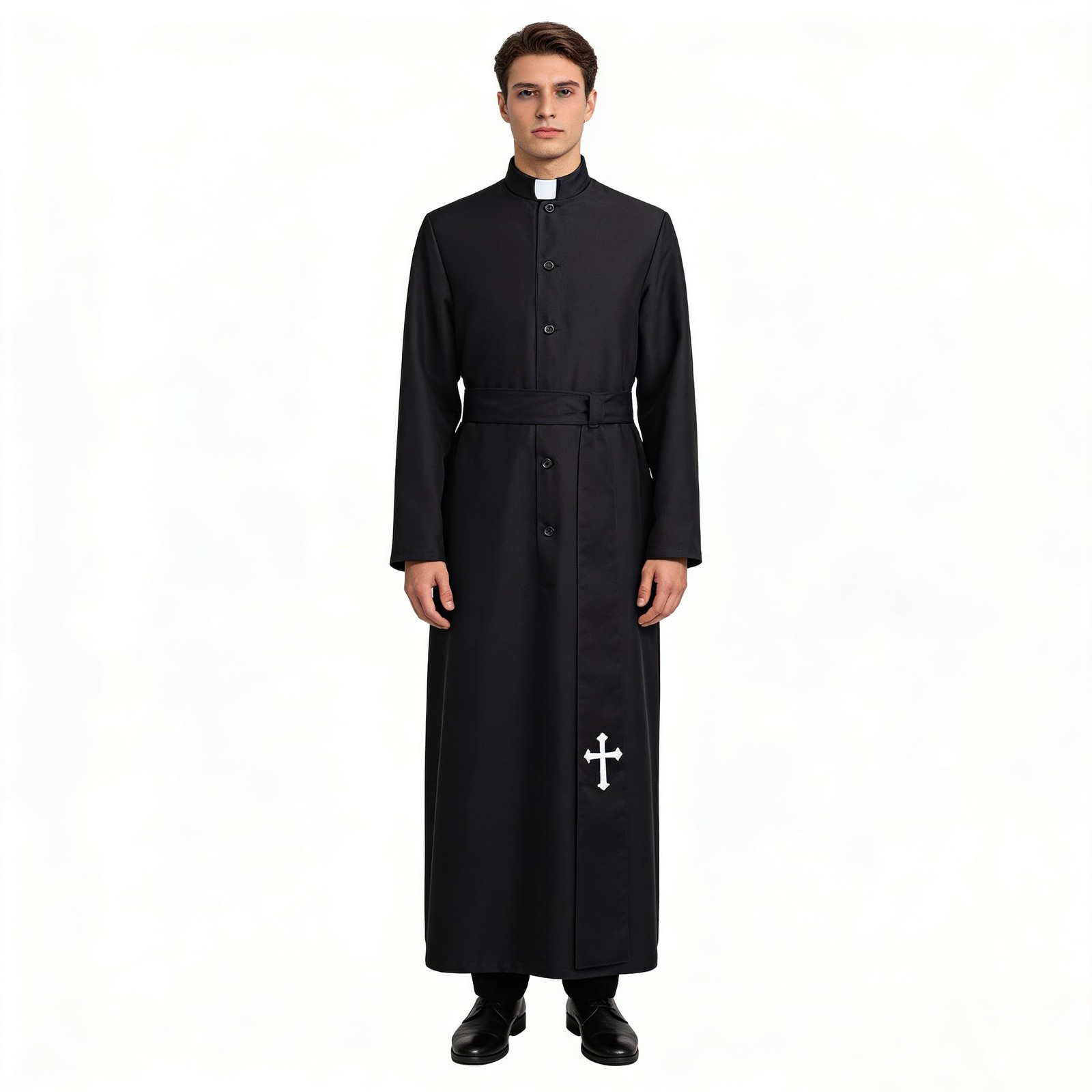 Clergy Cassock Clergy Robe Preacher Cassock Mens Praise Worship RobeM