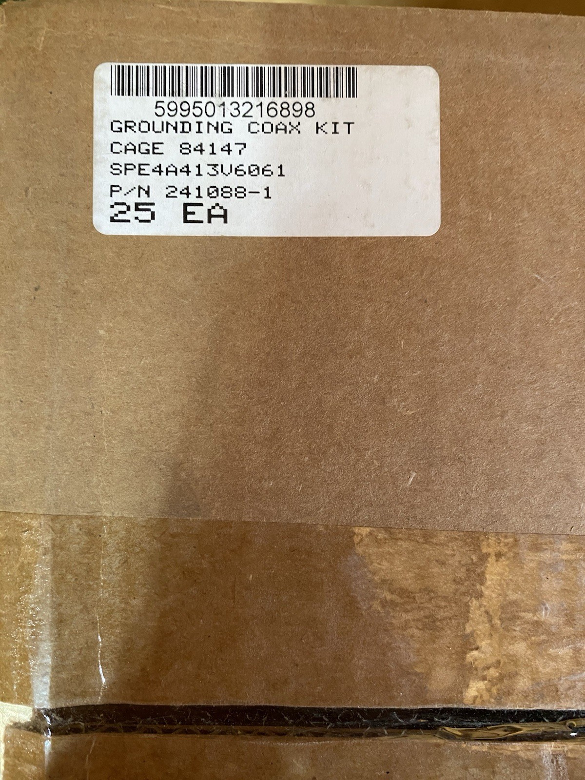 Case of 25 NEW Andrew CommScope 241088-1 1/2” Coax Grounding Kits