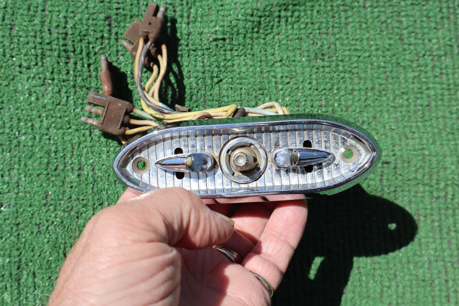 1958 1959 LIncoln Continental very nice power seat switch with wiring 58 59