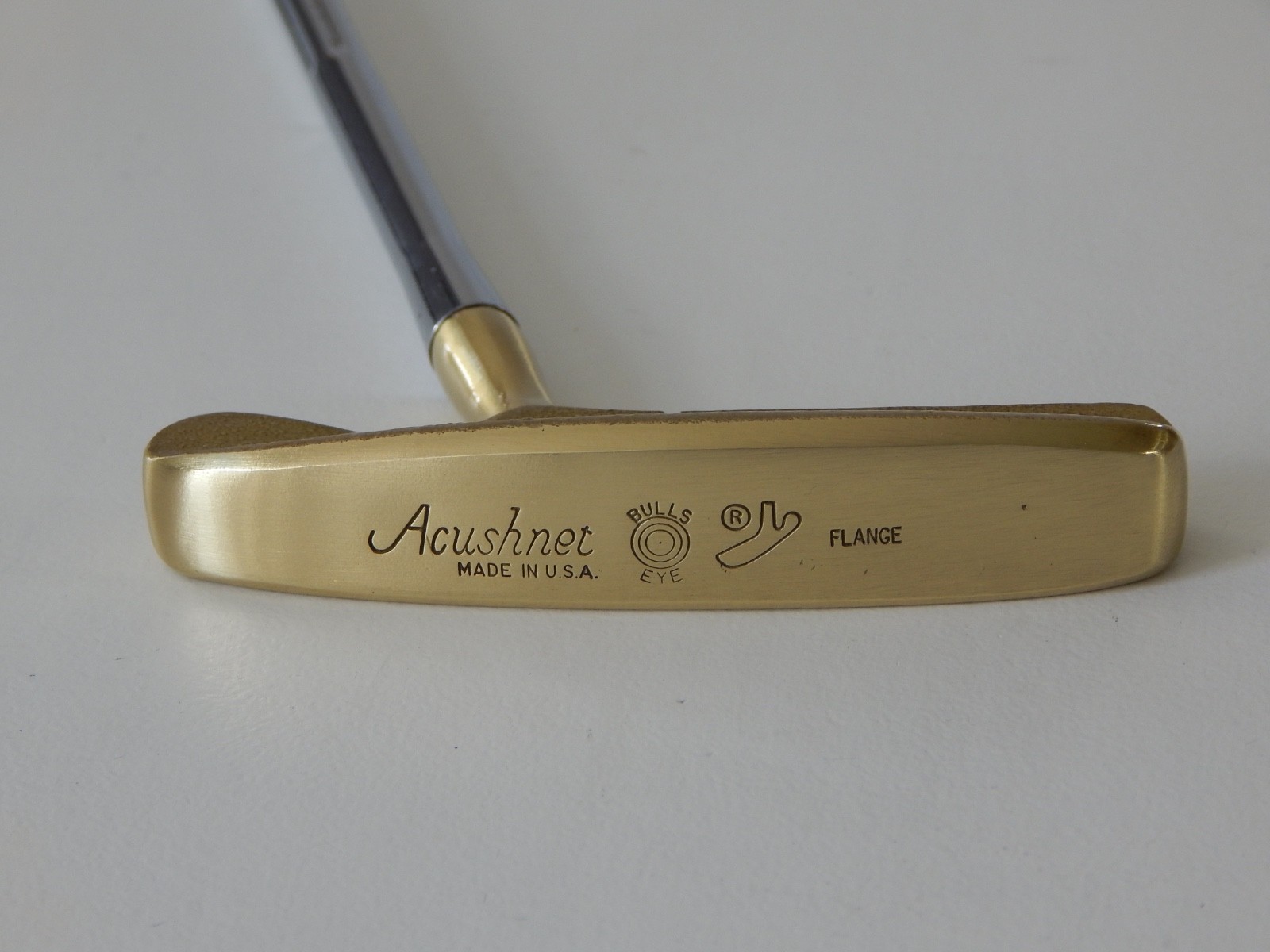 Vintage Refinished Acushnet Bulls Eye Flange Putter