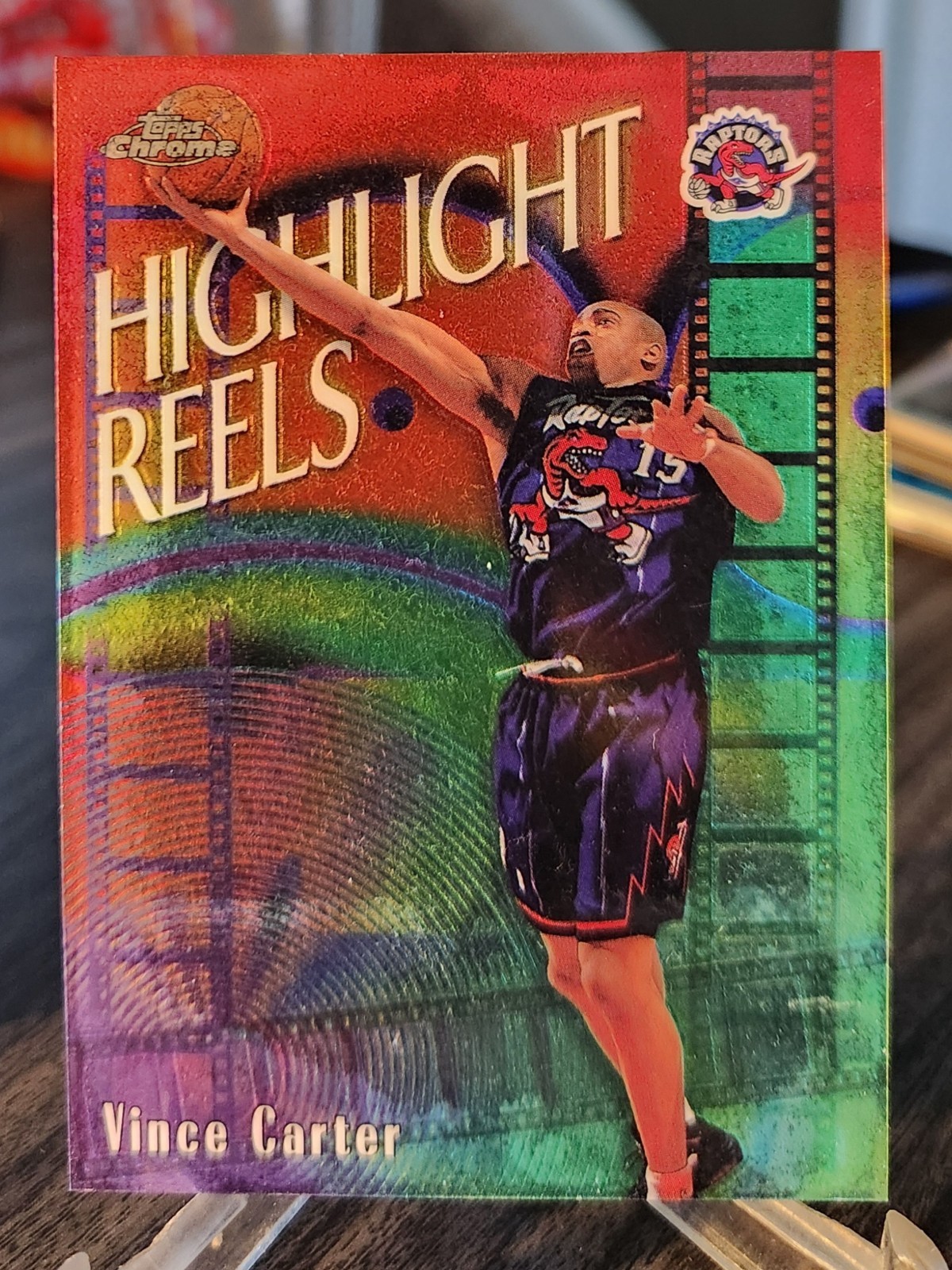 1999-00 Topps Chrome #HR2 Vince Carter HOF Highlight Reels NM-MT