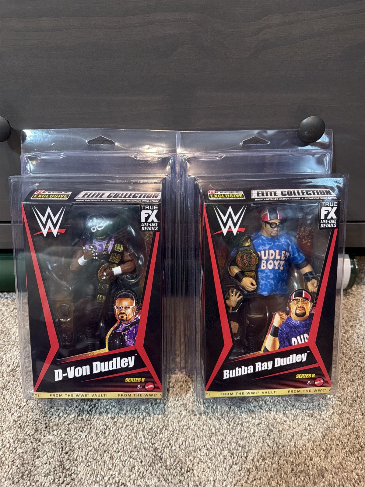 ECW Dudley Boyz D-Von & Bubba Ray WWE Elite 9 From the Vault Ringside