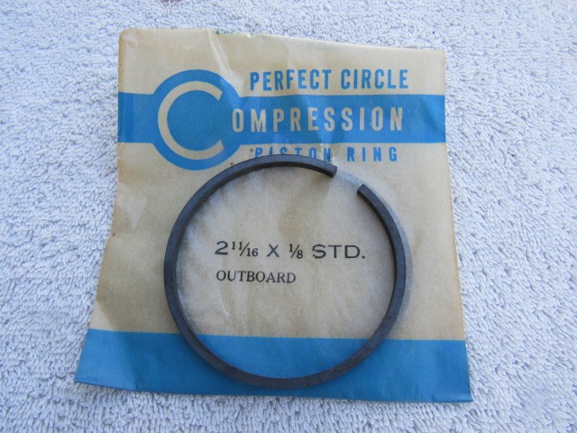Johnson antique outboard motor piston rings P-40 45 1928 13hp # 17-187 2 11/16\ Johnson antique outboard motor piston rings P-40 45 1928 13hp # 17-187 2 11/16\