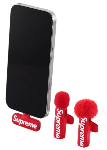 Supreme Mini Mics Set of 2 FW26 Red Microphone Accessory CONFIRMED Supreme Mini Mics Set of 2 FW26 Red Microphone Accessory CONFIRMED