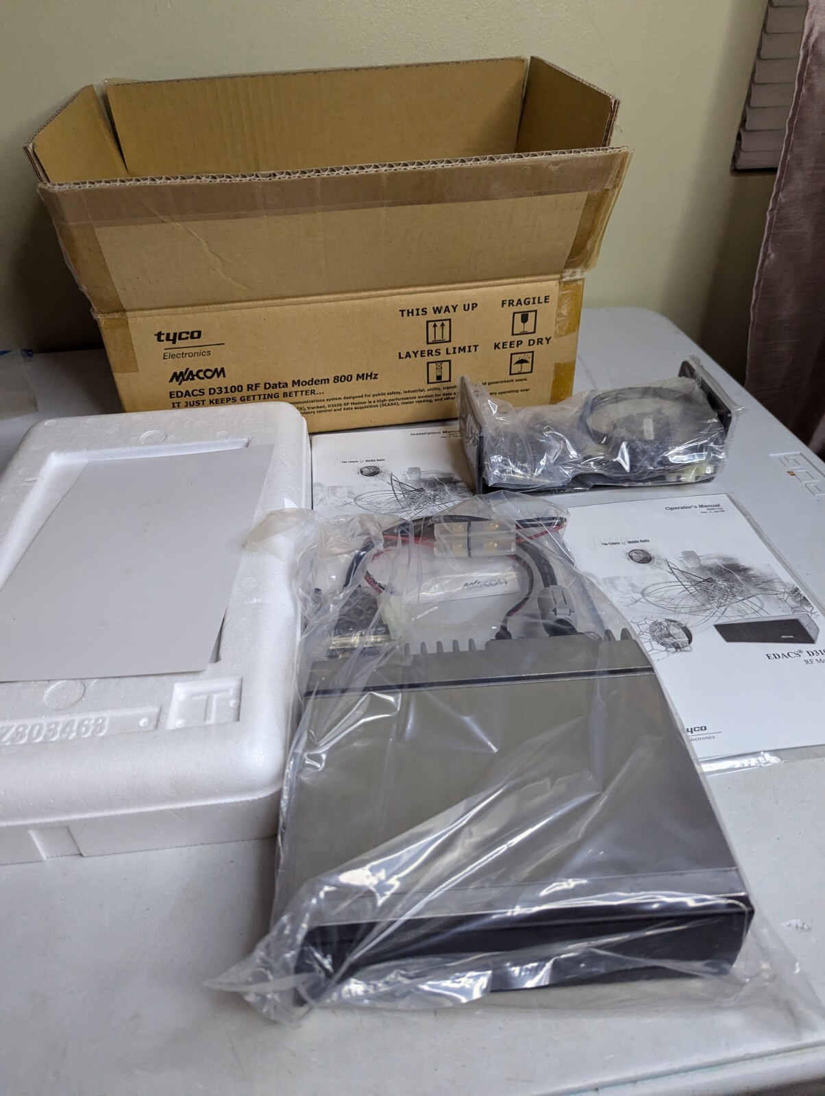 Harris M/A-COM EDACS D3100 RF DATA MODEM 2 Way Trunked System 800 MHz  VTG NOS
