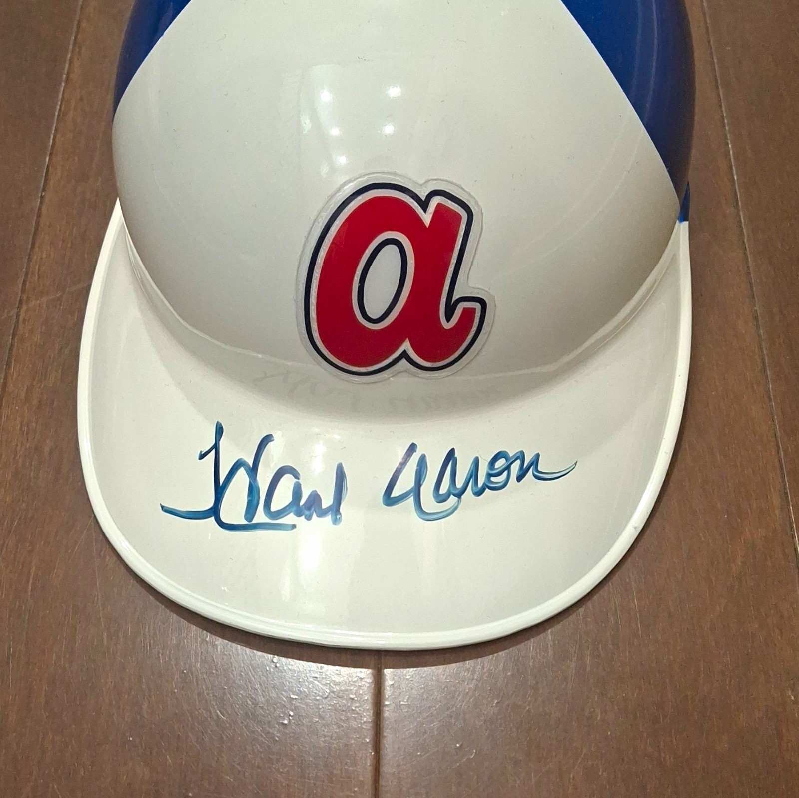 Hank Aaron Signed Atlanta Braves Helmet, Steiner Sports Authenticated