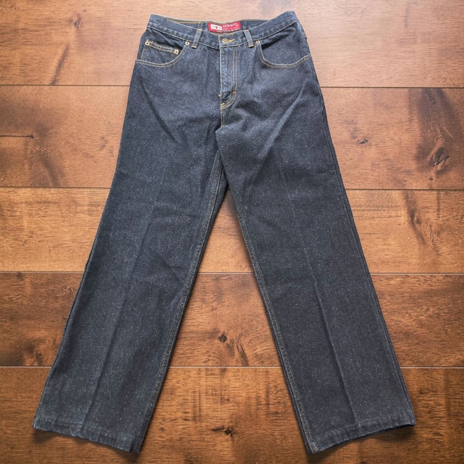 Vintage Sergio Valente Indigo Straight Leg Jeans Mens  Dark Wash Denim W30xL27