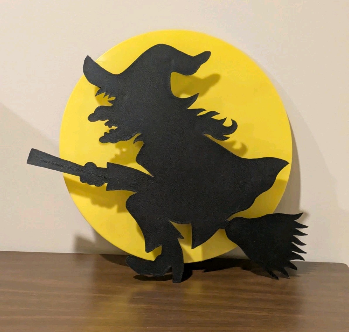 VTG ATICO Light Up Halloween Witch On Broom w/ Full Moon Retro Decor WORKS VTG ATICO Light Up Halloween Witch On Broom w/ Full Moon Retro Decor WORKS