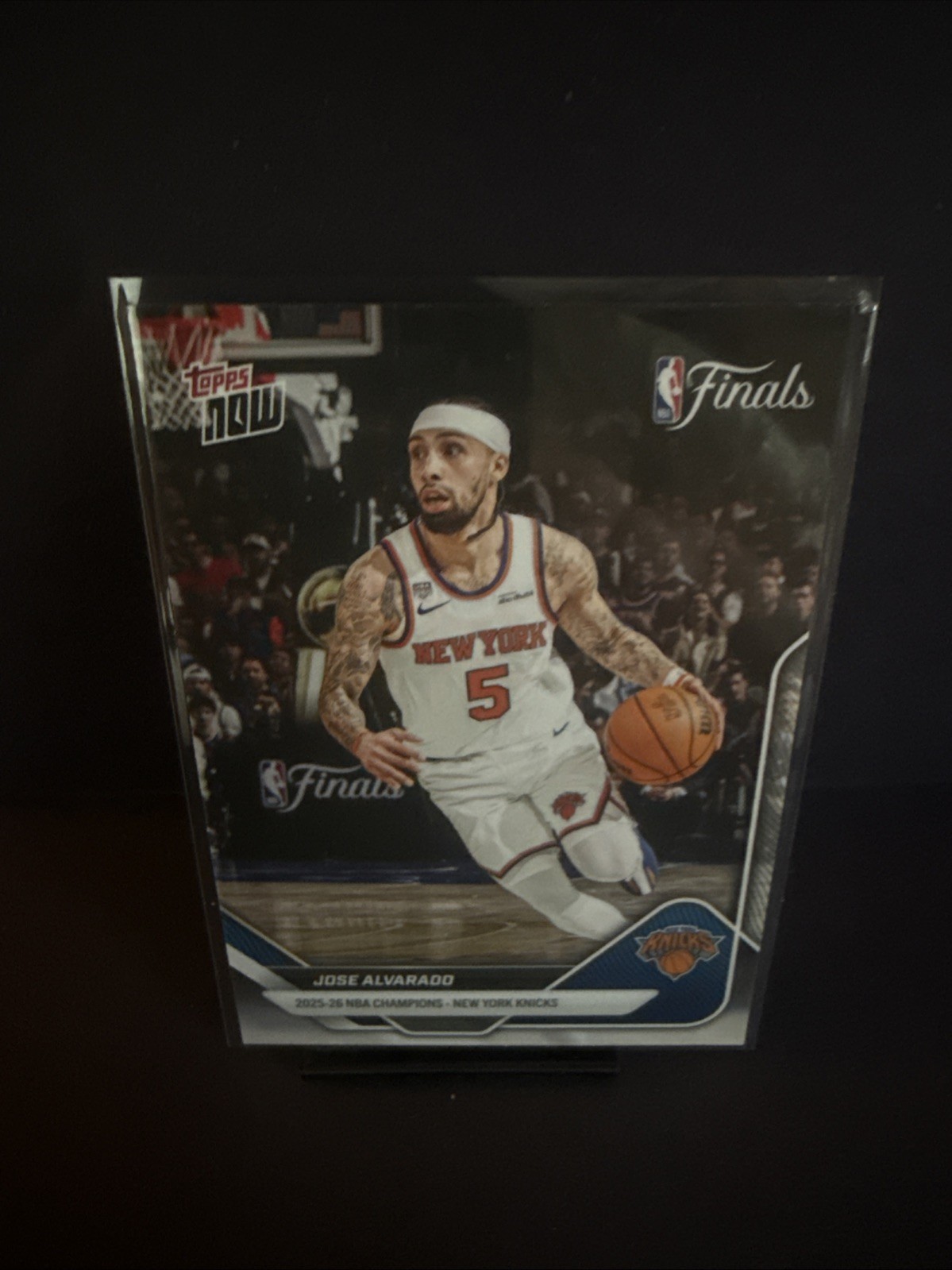 2025-26 Jose Alvarado Topps Now Team Set New York Knicks Finals 2025-26 Jose Alvarado Topps Now Team Set New York Knicks Finals