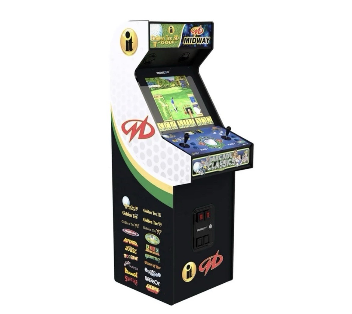 ARCADE 1UP GOLDEN TEE 3D & MIDWAY ARCADE CLASSICS XL SIZE -   NEW Sealed Box