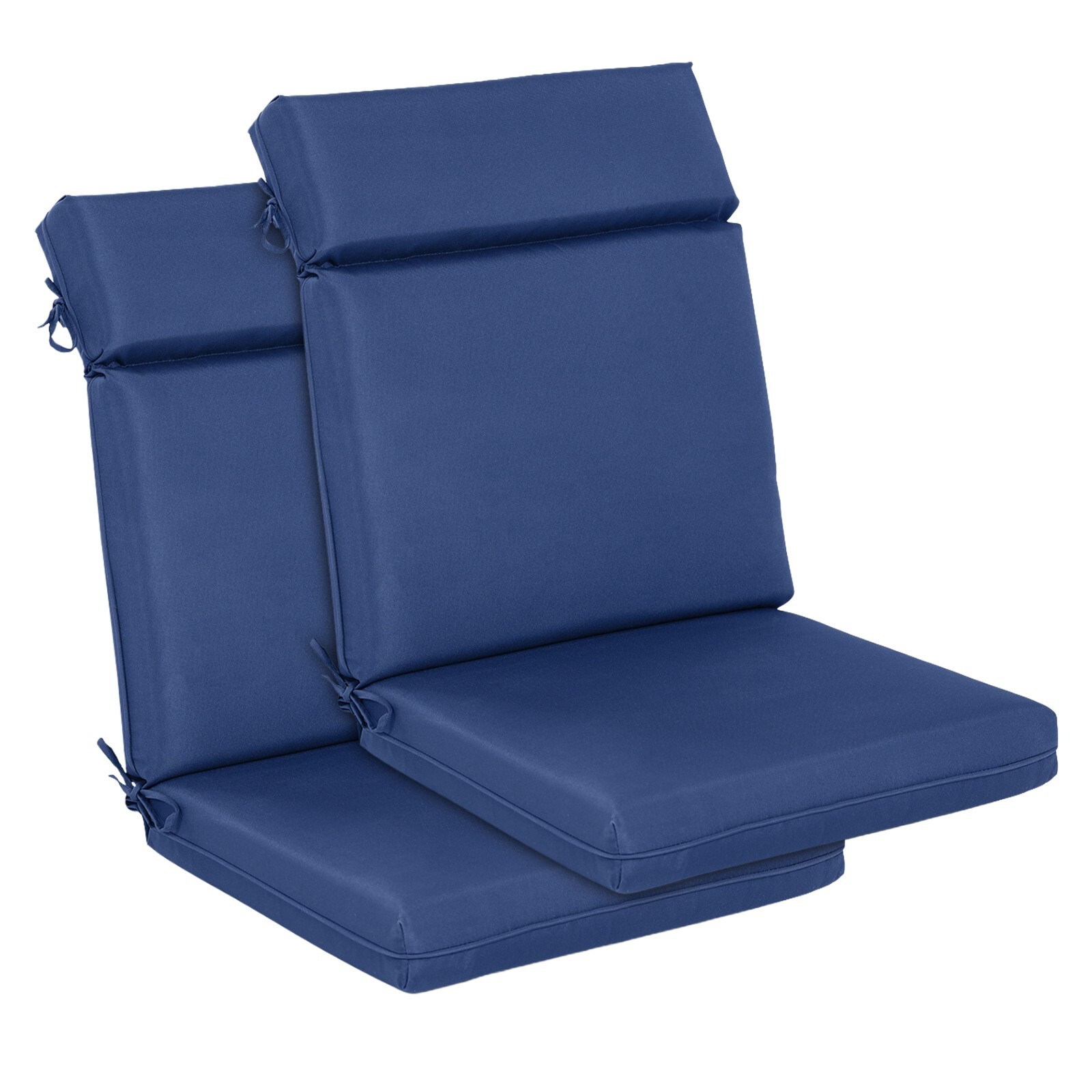 Aoodor 2Pcs Outdoor Patio Deck Cartridge High Back Dining Chair Cushions Seat Aoodor 2Pcs Outdoor Patio Deck Cartridge High Back Dining Chair Cushions Seat