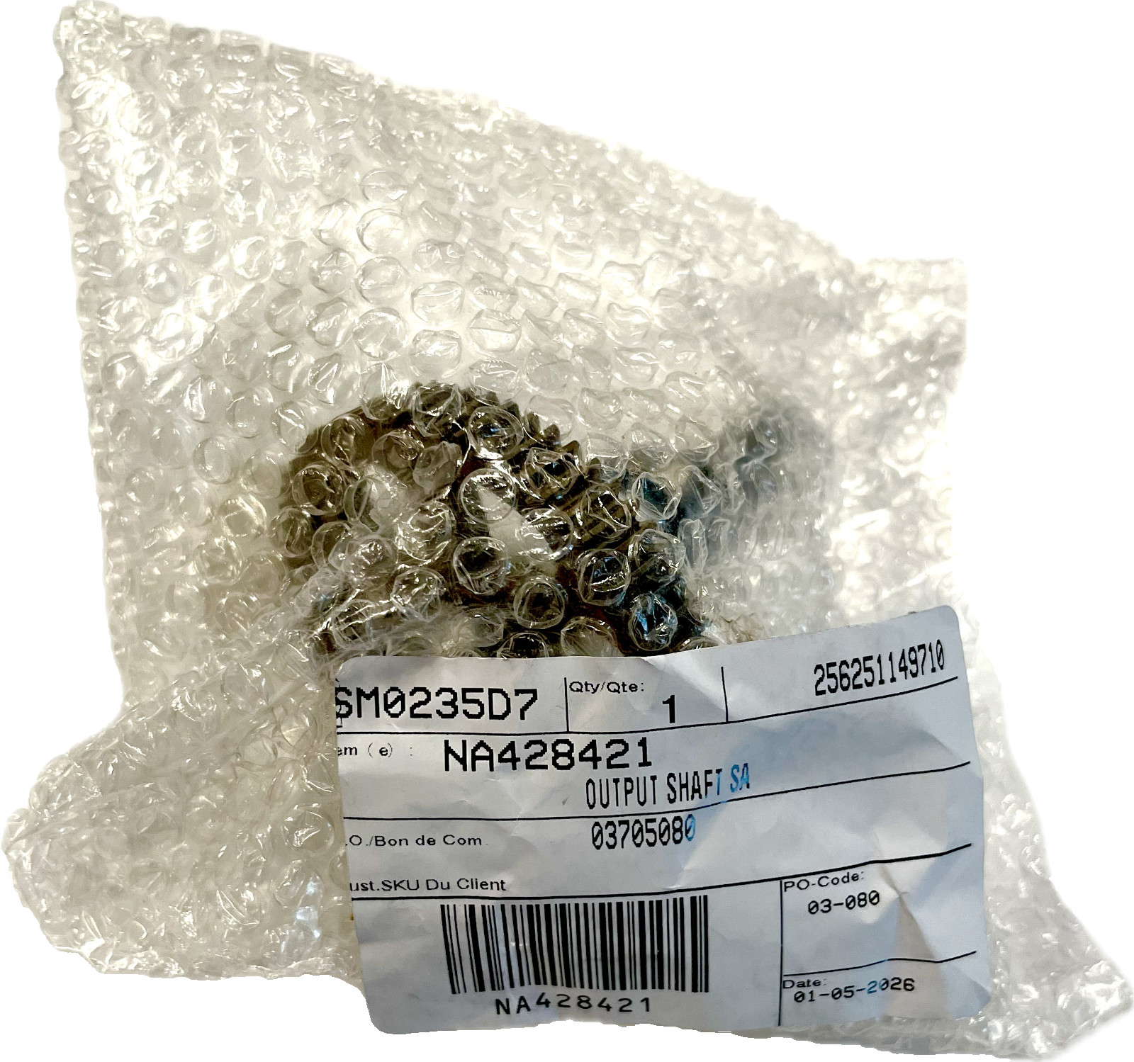 Genuine Craftsman OEM 12 Inch Chainsaw Output Shaft SA CMCCS630 NA428421 NIB