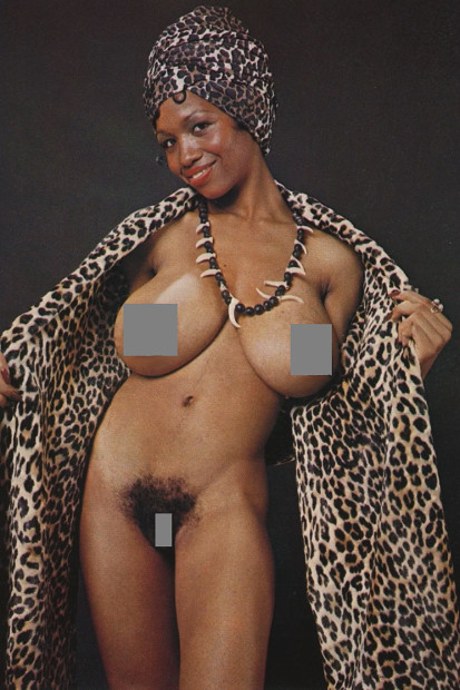 Sexy Model ART NUDES photo female girl picture black big breasts legs print SM43