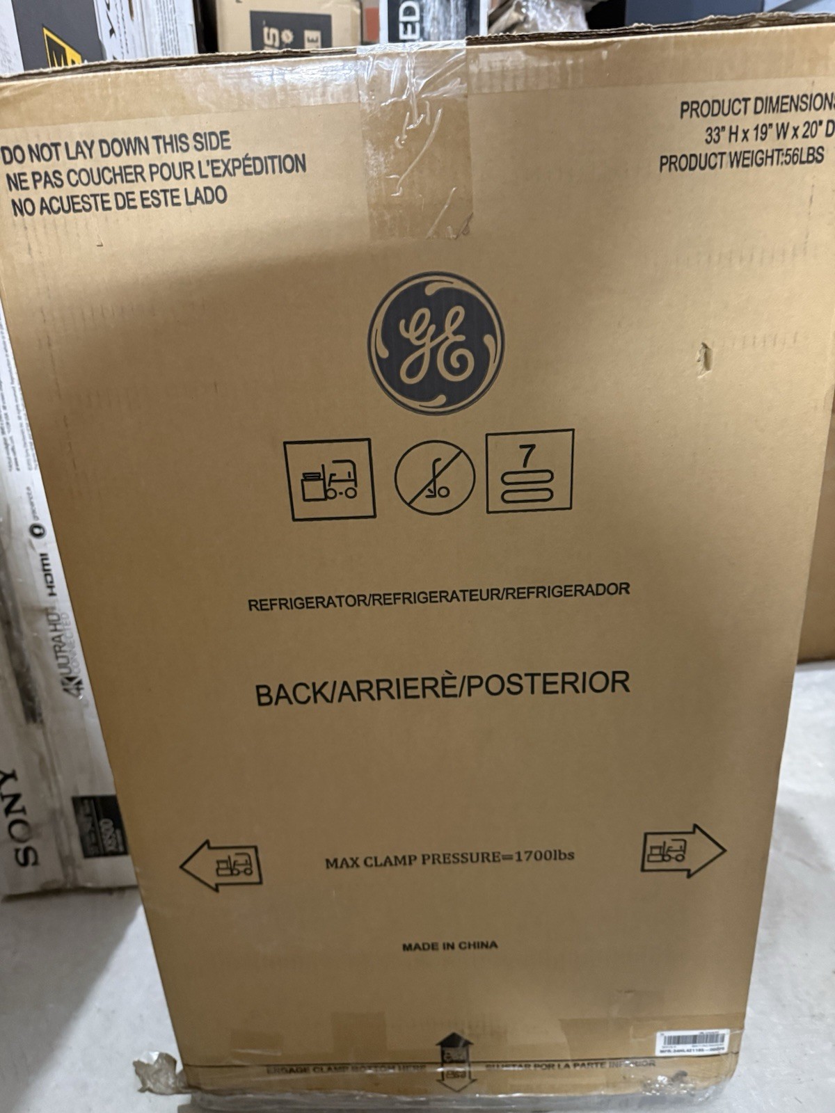 GE Brown Refrigerator for GE, 33\