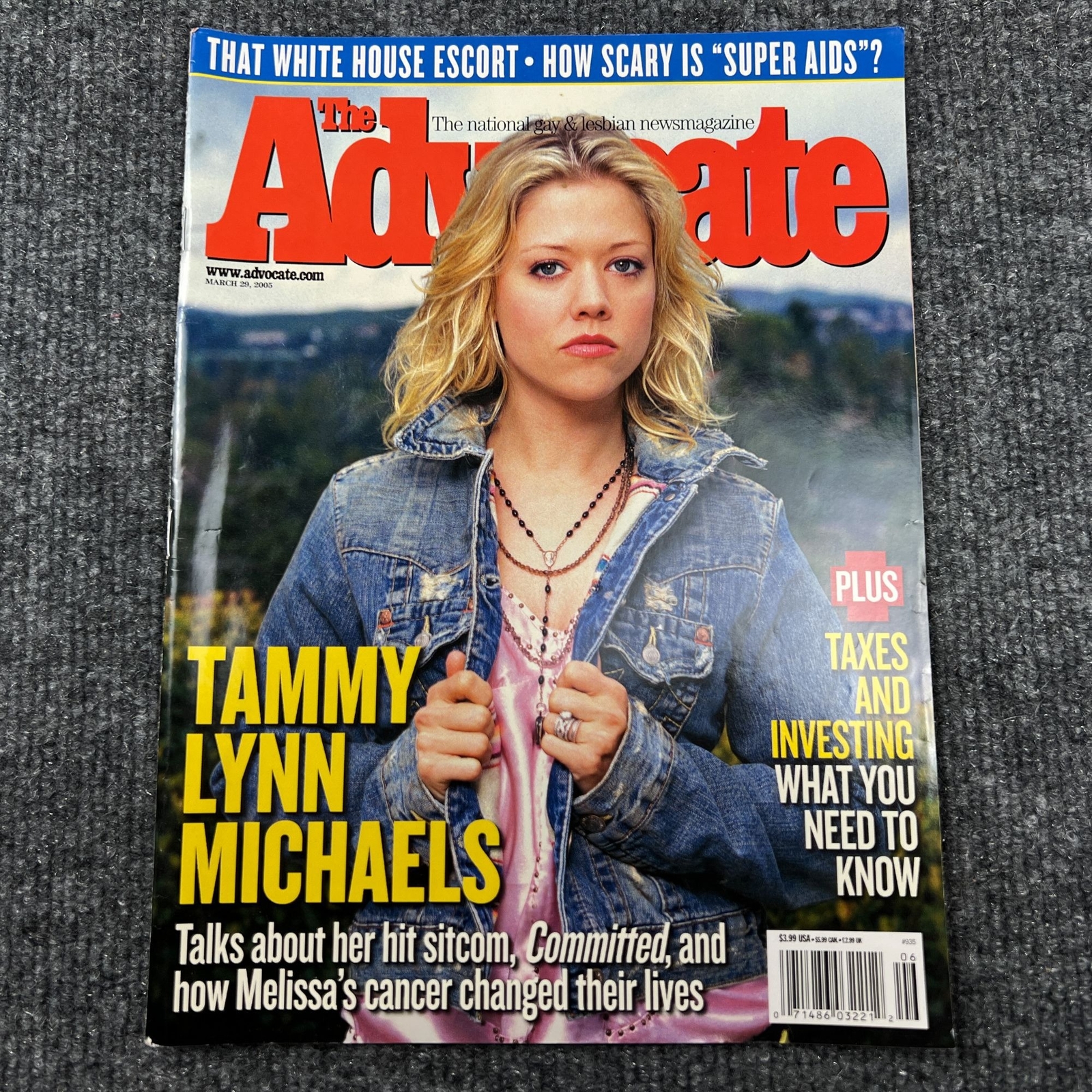 The Advocate Magazine March 29, 2005 Tammy Lynn Michaels Melissa Etheridge