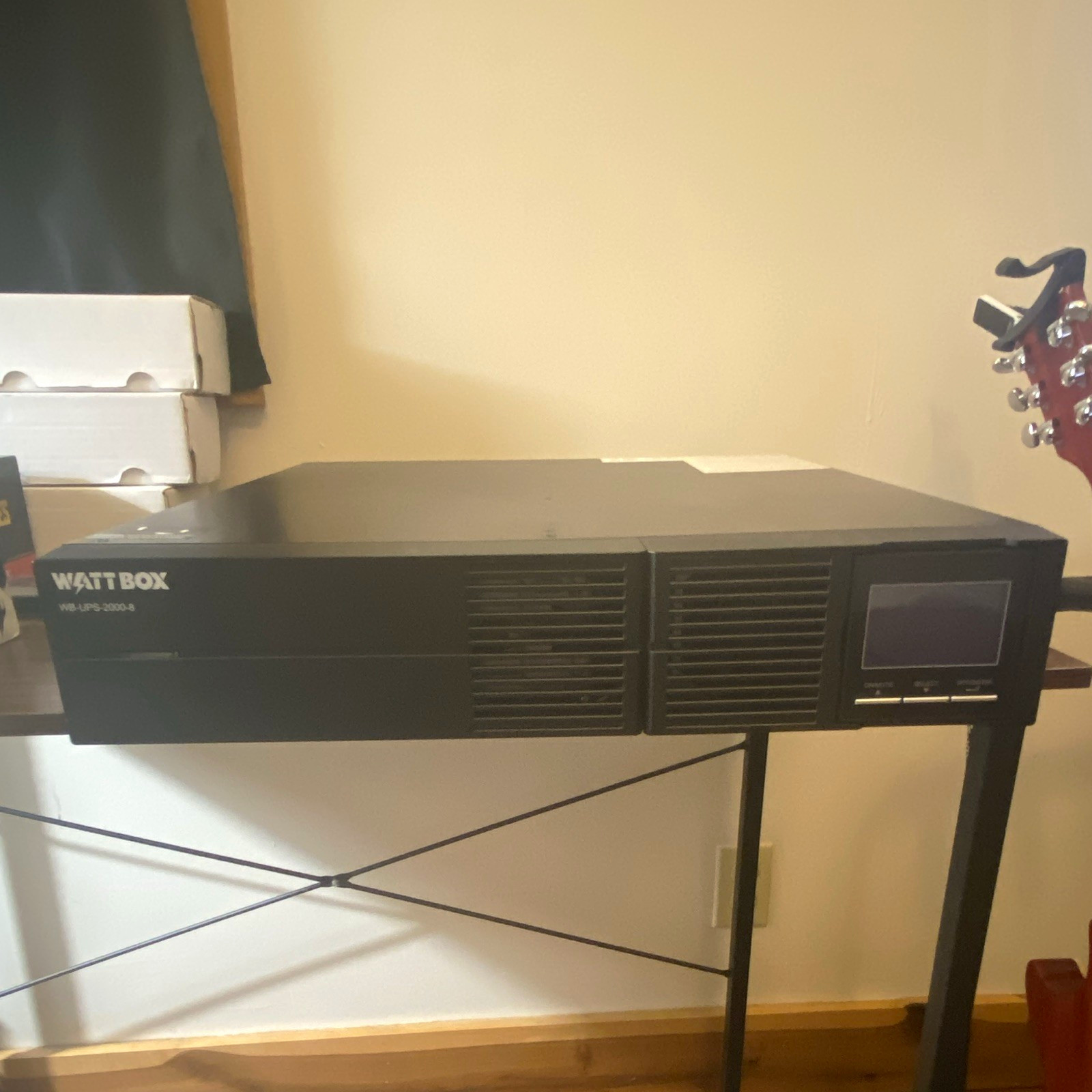 WattBox WB-UPS-2000-8 2000VA/1600W Pure Sinewave UPS 8 Outlets Black
