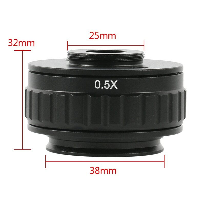 1X 0.35X 0.5X C mount Lens Adapter Adjustable Trinocular for Amscope Microscope 1X 0.35X 0.5X C mount Lens Adapter Adjustable Trinocular for Amscope Microscope
