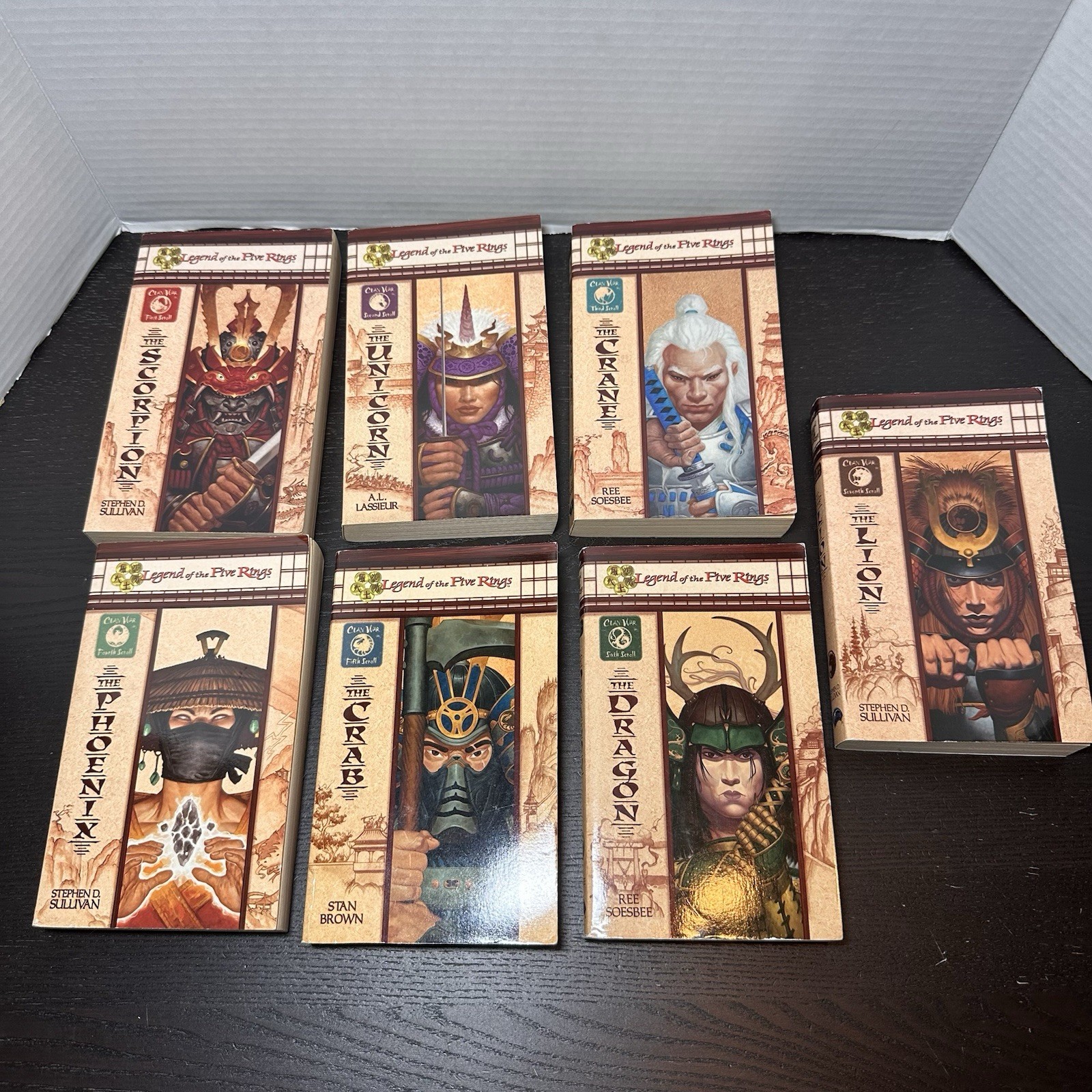 Legend Of The Five Rings Clan War Paperback Complete Set 1-7