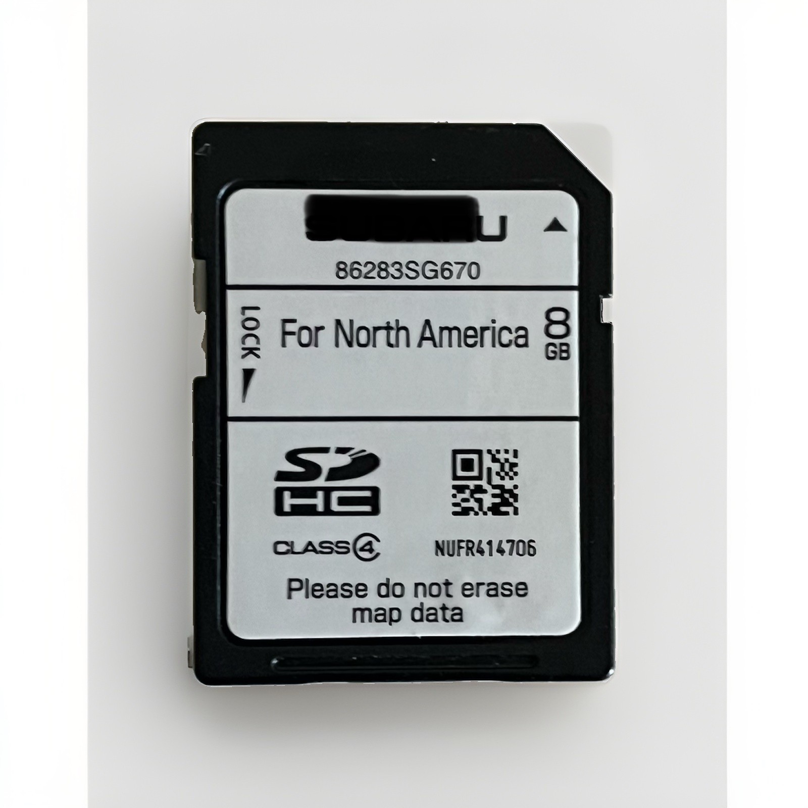 2014 2015 fits Forester genuine Navigation GPS Map Data Sd Card. 86283SG670