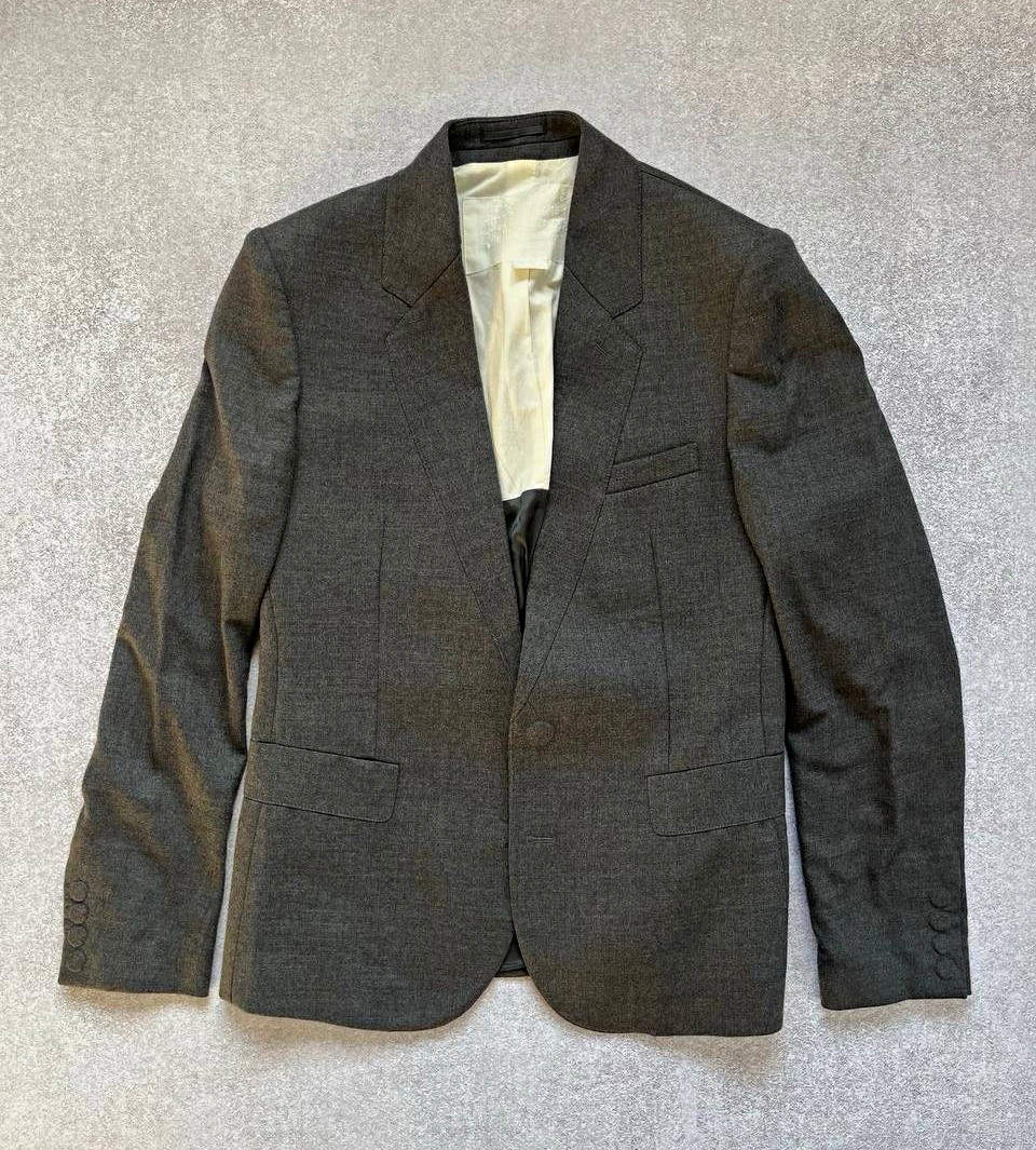 Maison Martin Margiela x H&M Gray 2 Piece Wool Stretch Suit 40R 34x32