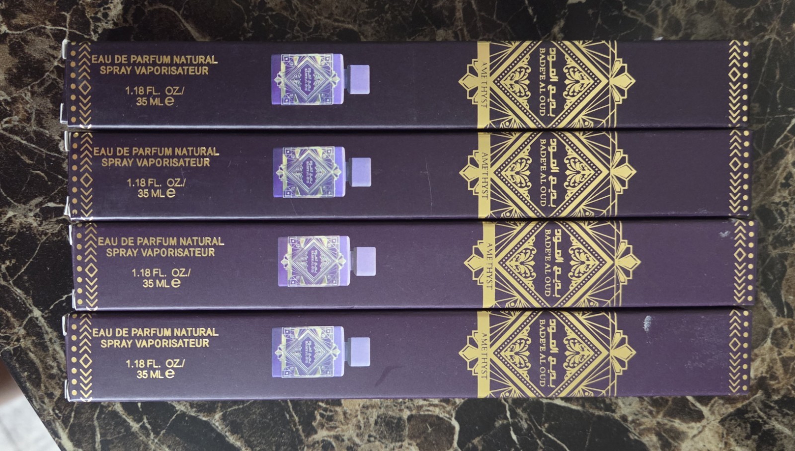Lattafa Bade’e Al Oud Amethyst Eau de Parfum 35ml Travel Spray Lattafa Bade’e Al Oud Amethyst Eau de Parfum 35ml Travel Spray
