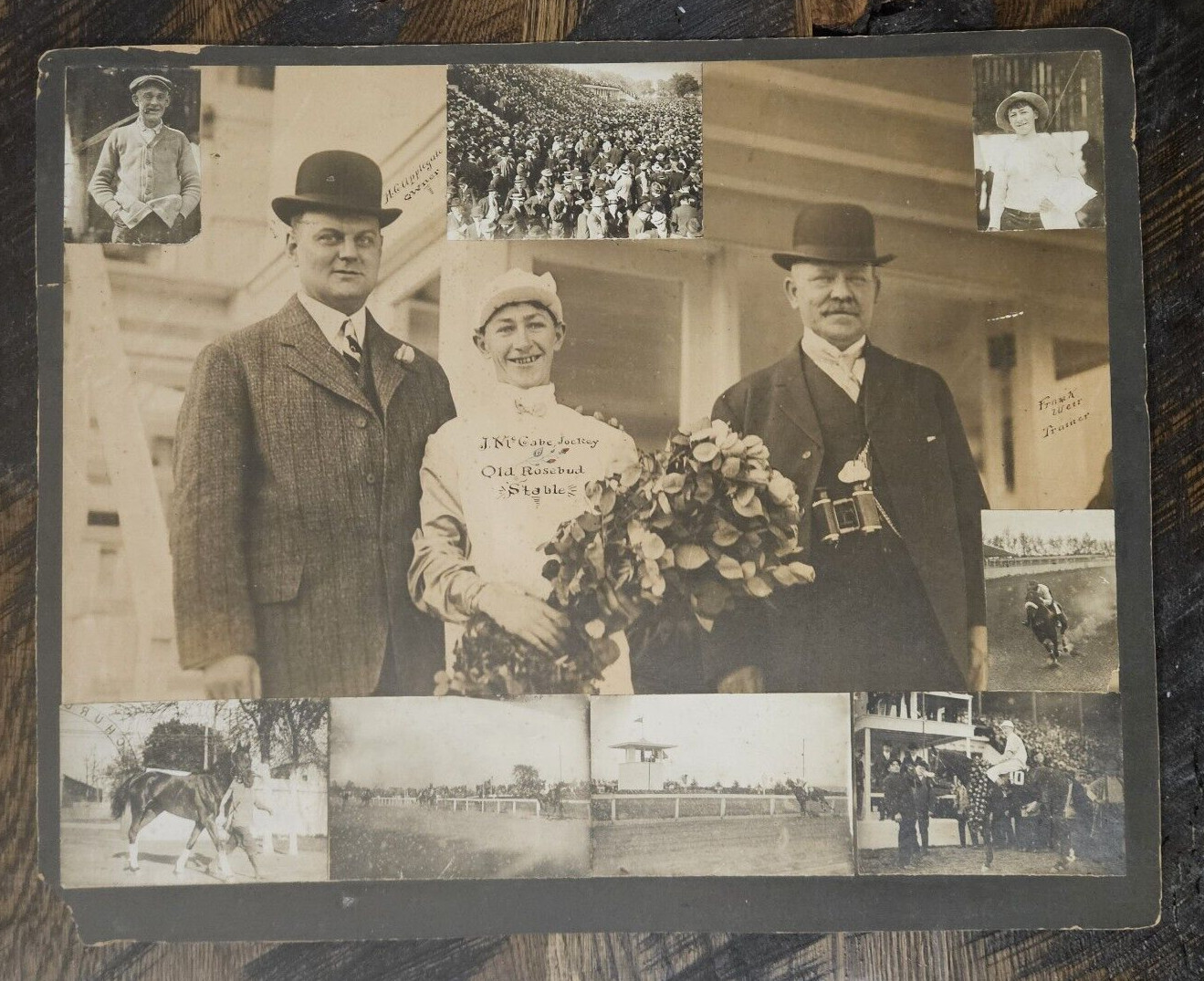 1914 Kentucky Derby - Old Rosebud Winner\'s Photo, Owned by Frank Weir, 21.5x17.5