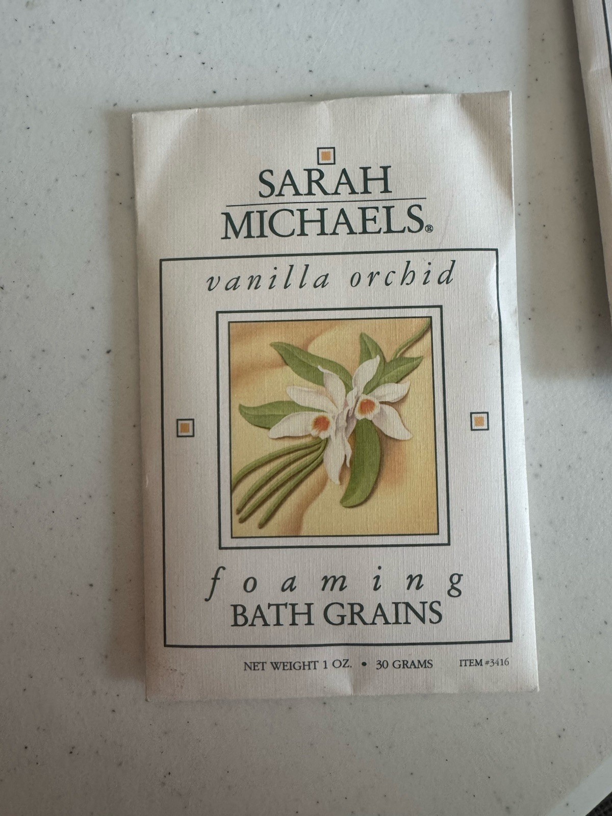 Sarah Michaels Vintage 90s Vanilla Orchard Foaming Bath Grains / Pack Of 5 Sarah Michaels Vintage 90s Vanilla Orchard Foaming Bath Grains / Pack Of 5
