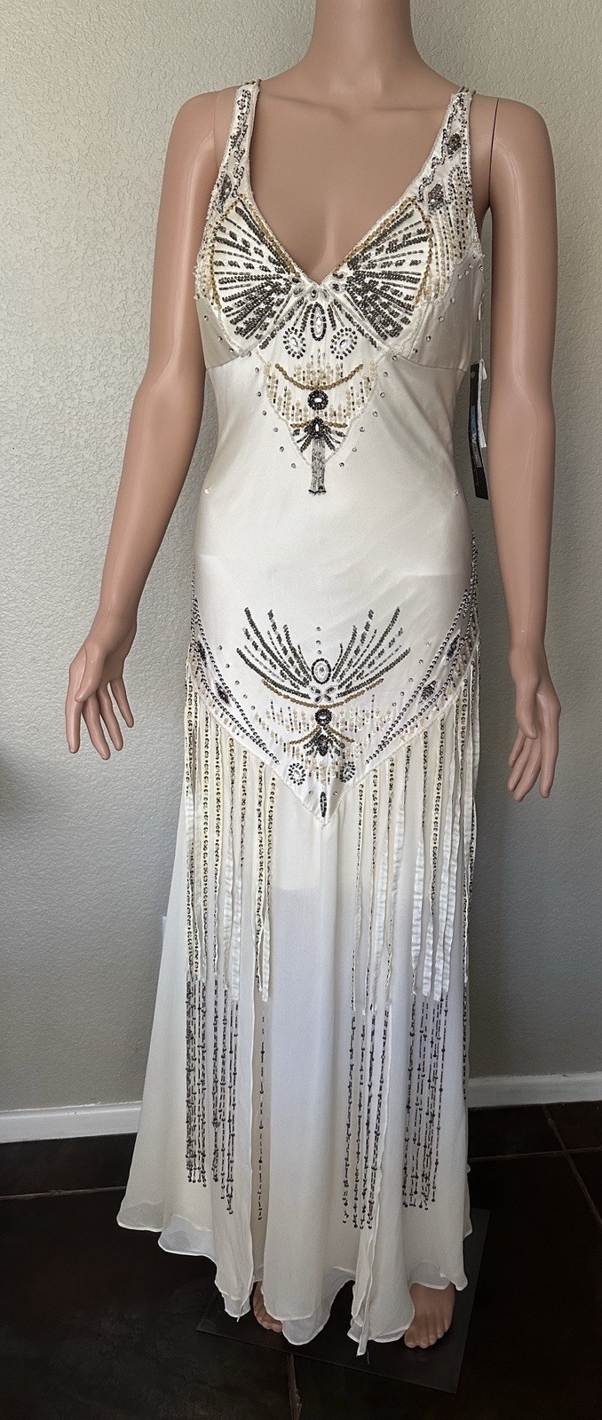Vintage Sue Wong Beaded Gown NWT fairy Wedding Boho Whimsical Rare