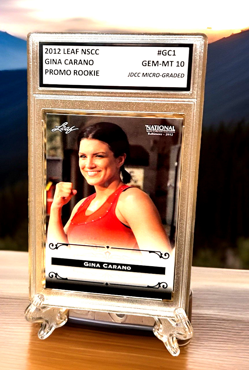 GINA CARANO RC 2012 LEAF National Collectors Promo ROOKIE GRADED GEM-MT #GC1