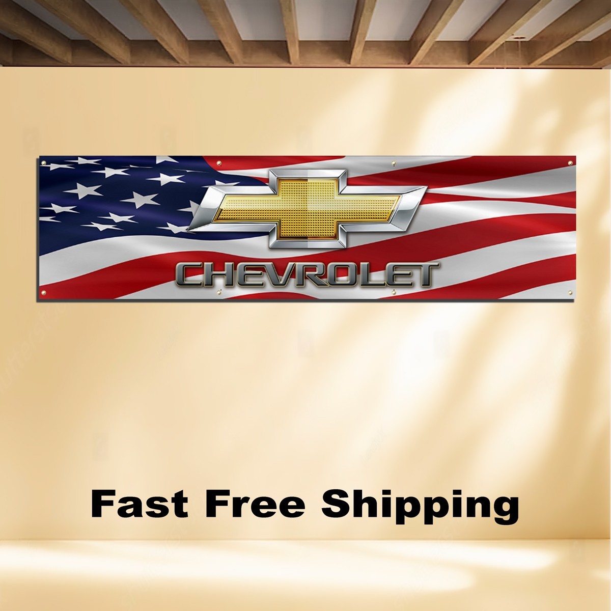 CHEVROLET 2\'X8\' BANNER FLAG CHEVY CHEVROLET 2\'X8\' BANNER FLAG CHEVY