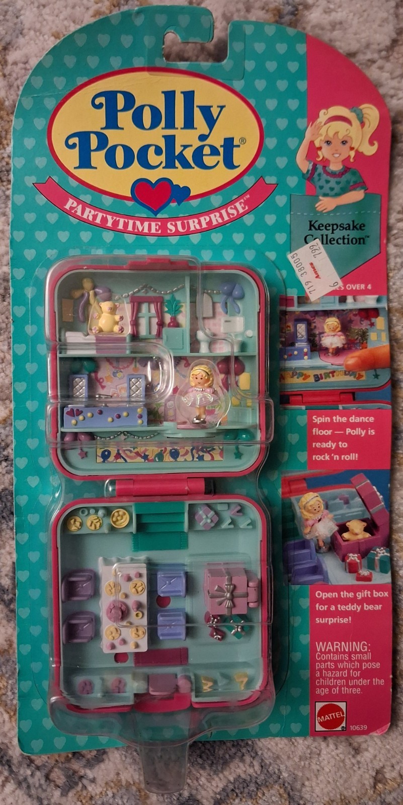 Polly Pocket 1993 Mattel Partytime Surprise Keepsake Collection NEW 