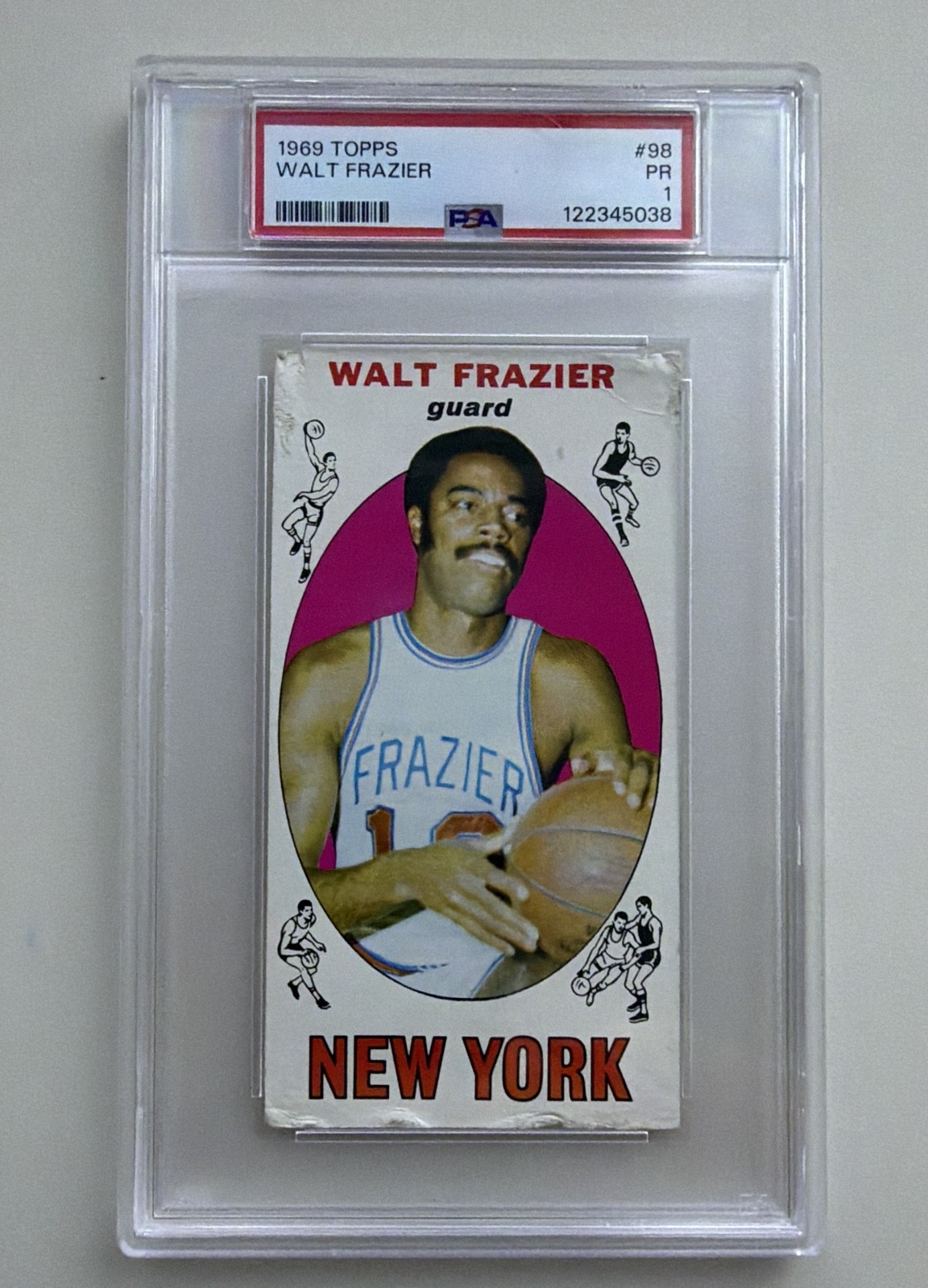 1969-70 Topps - Walt Frazier #98 (RC) Knicks Legend PSA 1 LOW POP Knicks In 5 🔥