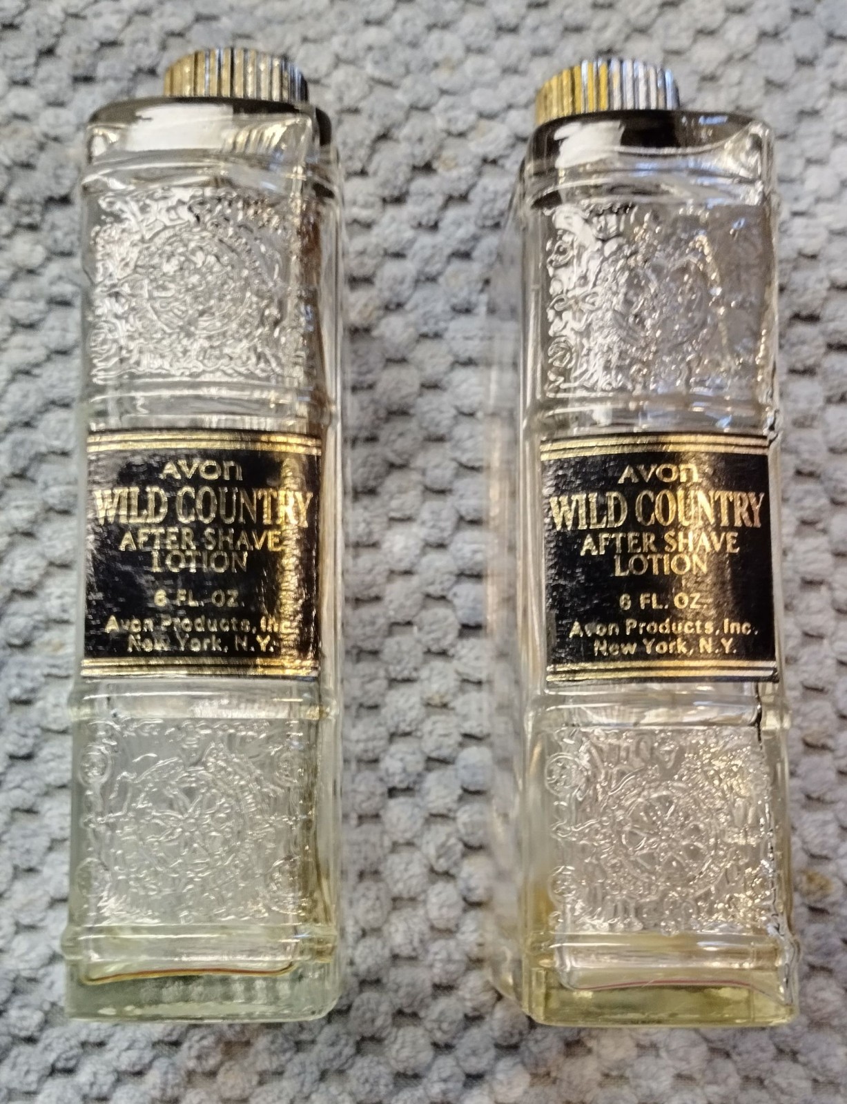 2 Avon First Edition Wild Country Aftershave Lotion 6oz Book Bottle (Empty) 2 Avon First Edition Wild Country Aftershave Lotion 6oz Book Bottle (Empty)