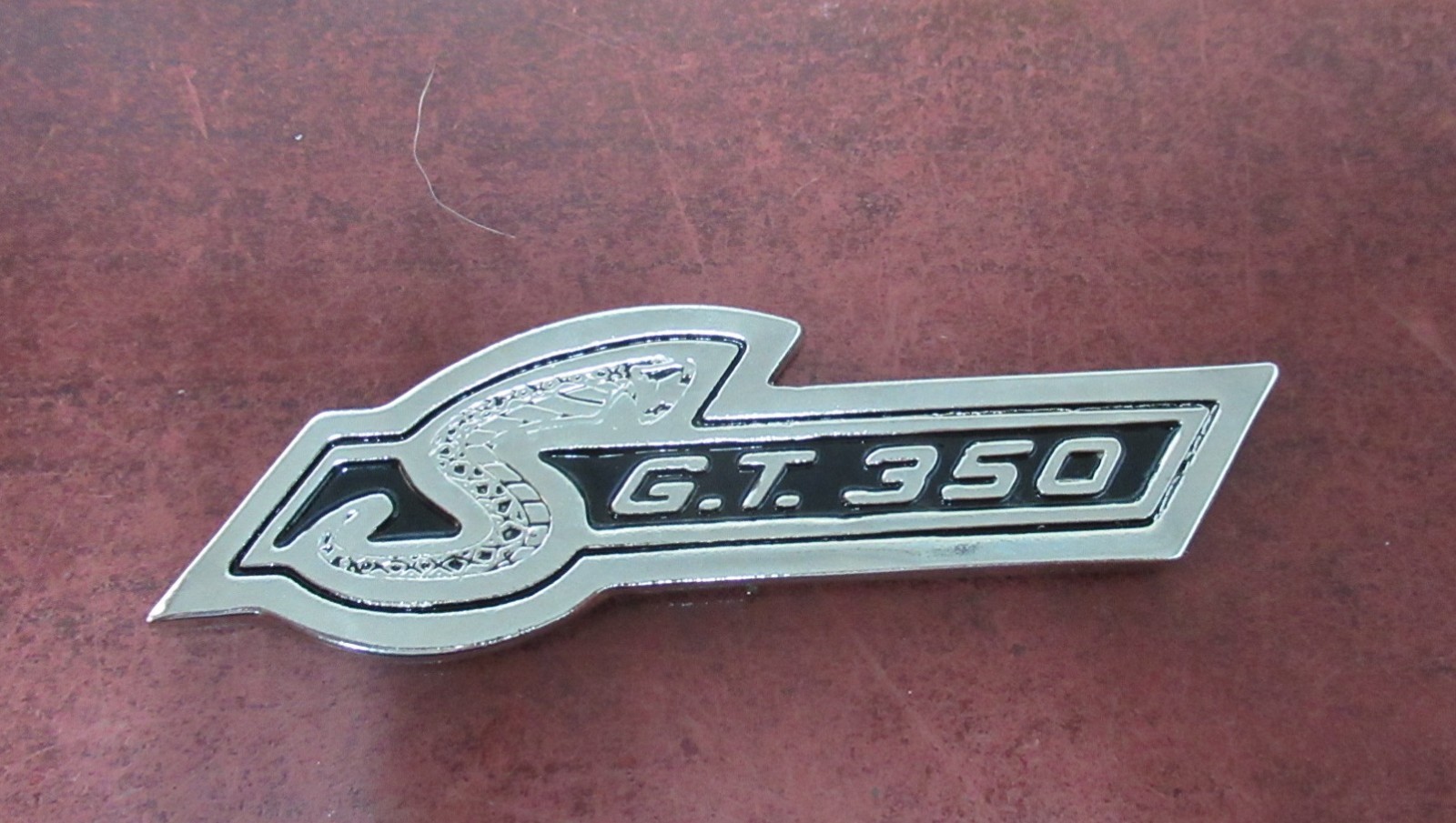 1968 Shelby GT350 New Right Dash Emblem - Sample