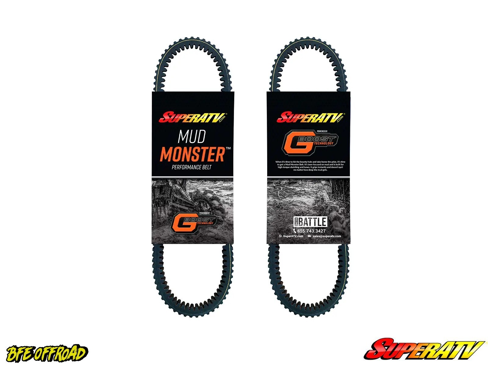 SuperATV GBoost MUD MONSTER Heavy Duty Drive Belt RZR XP1000 14-23 Trail 900