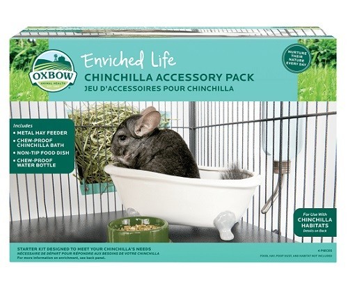 Oxbow Enriched Chinchilla Accessory Pack. New in Box. Oxbow Enriched Chinchilla Accessory Pack. New in Box.