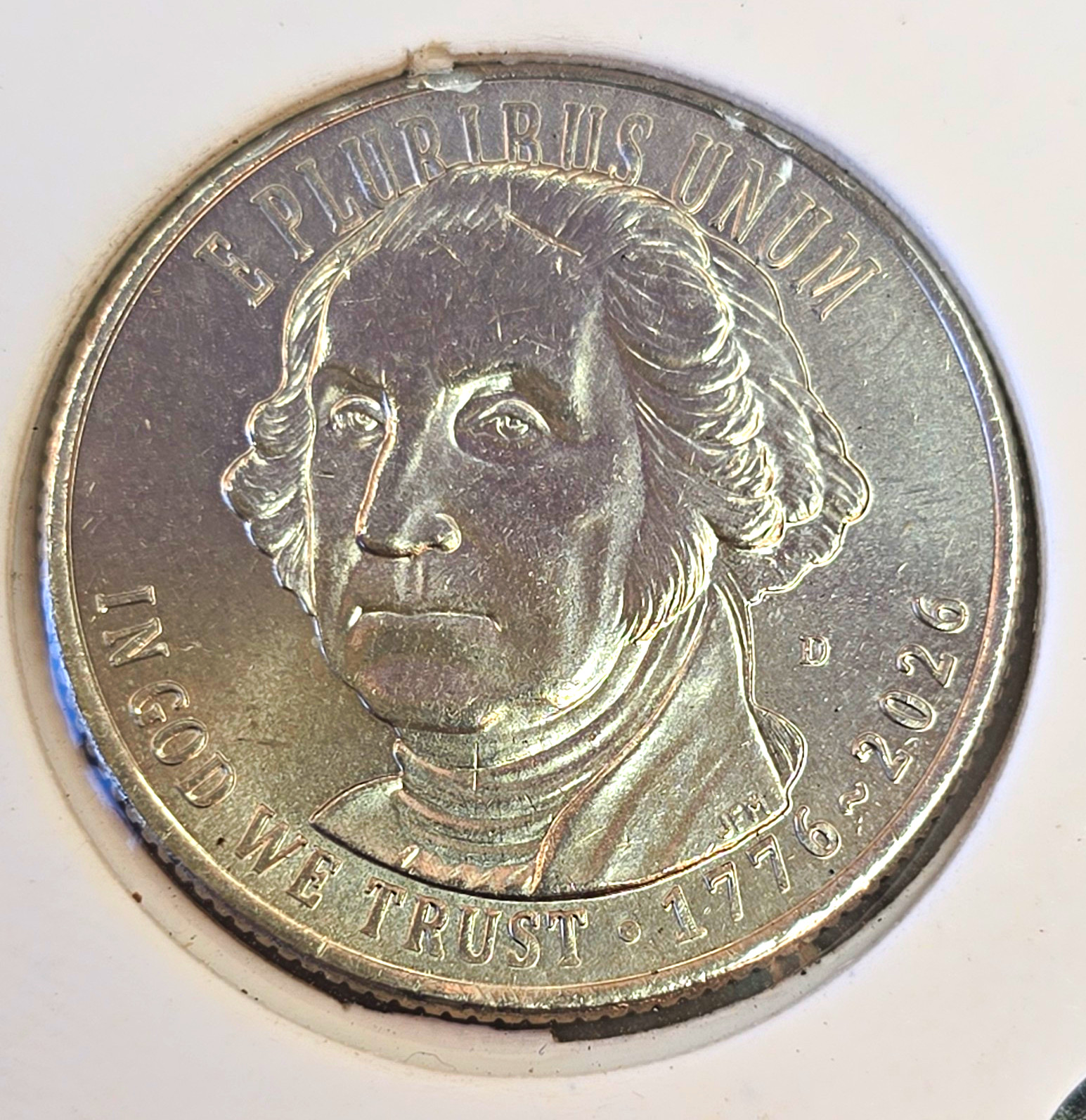 2026 D Revolutionary War Quarter MAJOR MULTI-ERROR Raised Die Breaks Mint Note