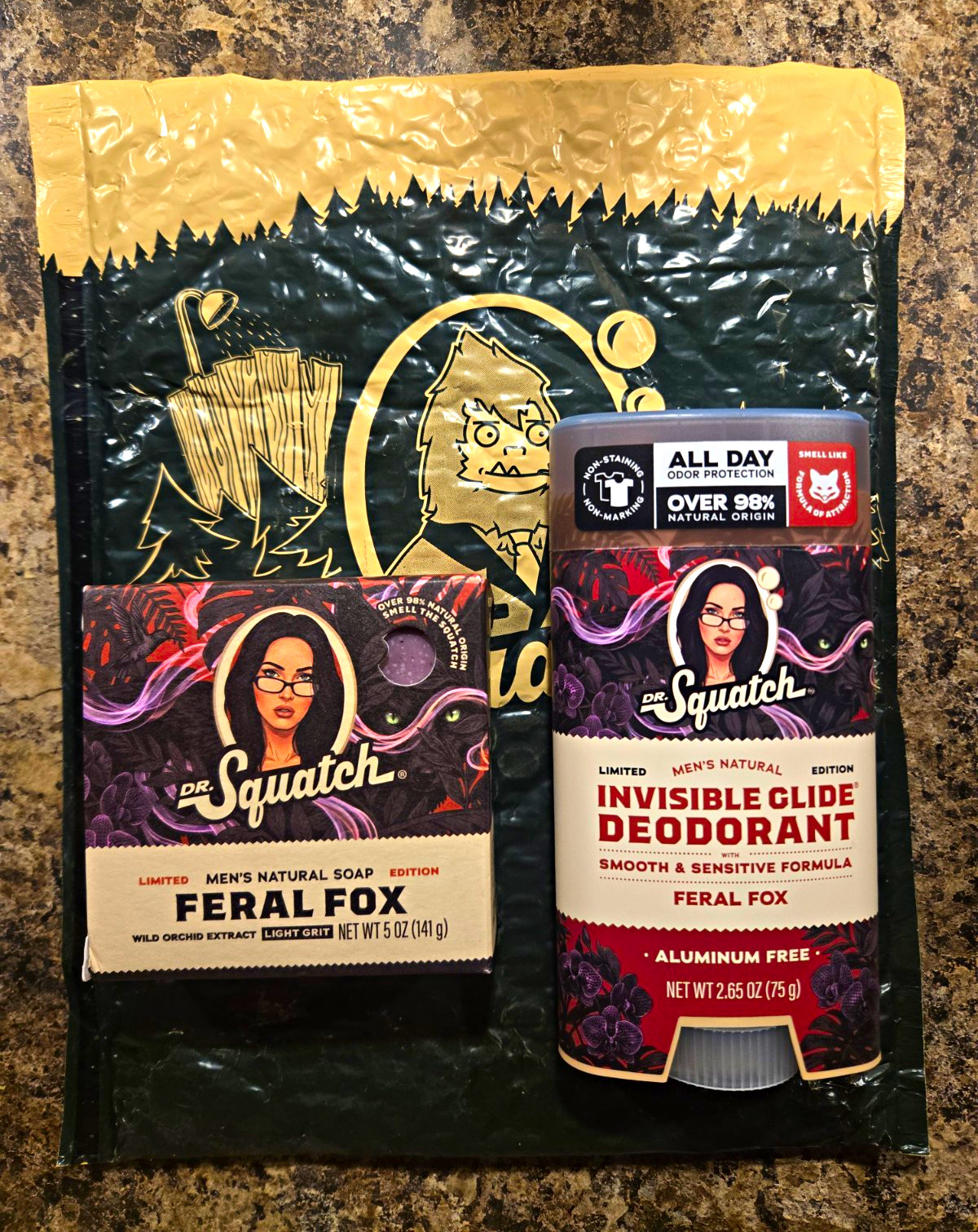 🔥Dr. Squatch Feral Fox Bundle Soap And Deodorant 🔥